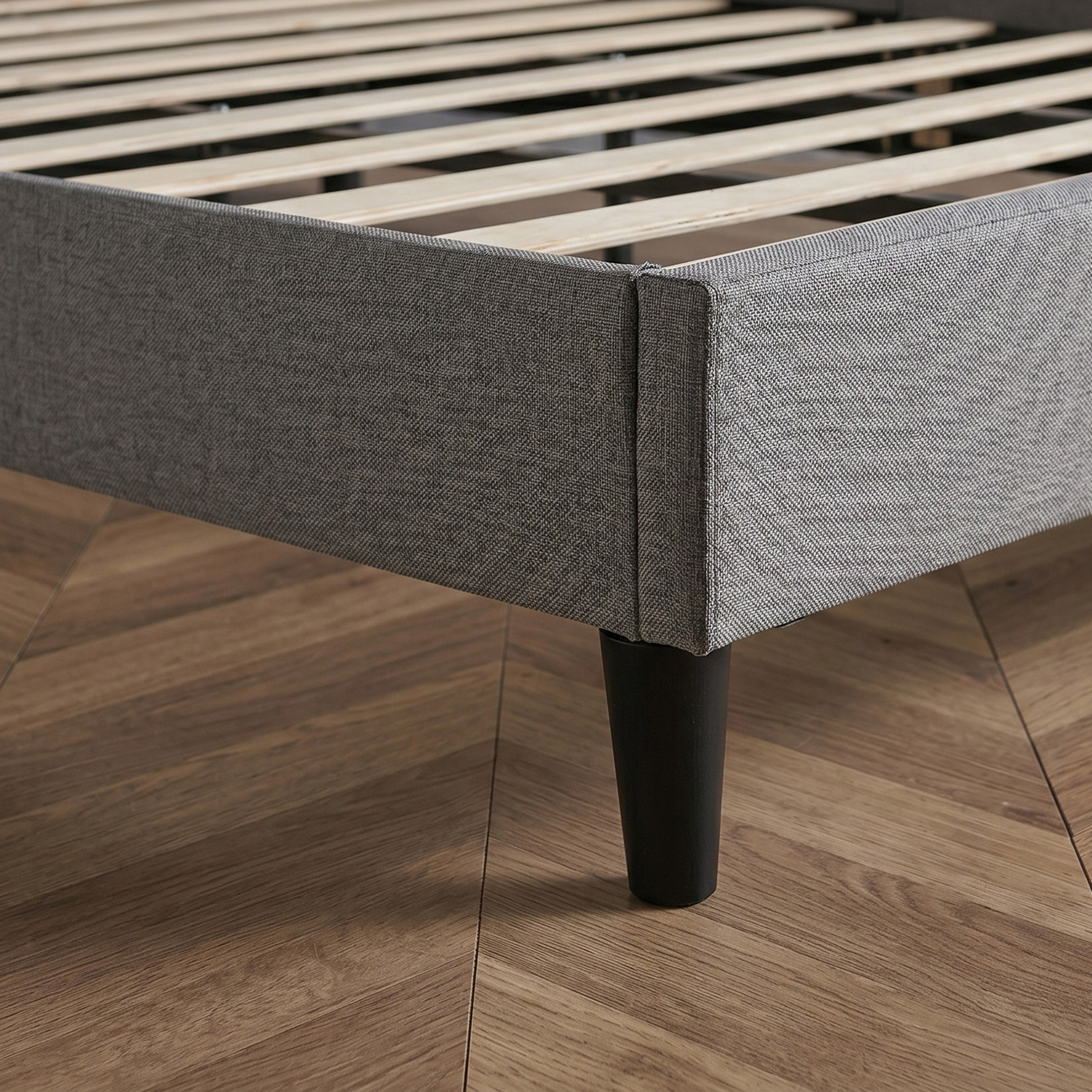 Movo Kulltorp Malmo Upholstered Queen Bed - 160x200 cm-hbxbedroom-bedsandbedsets-beds-queen-image-3