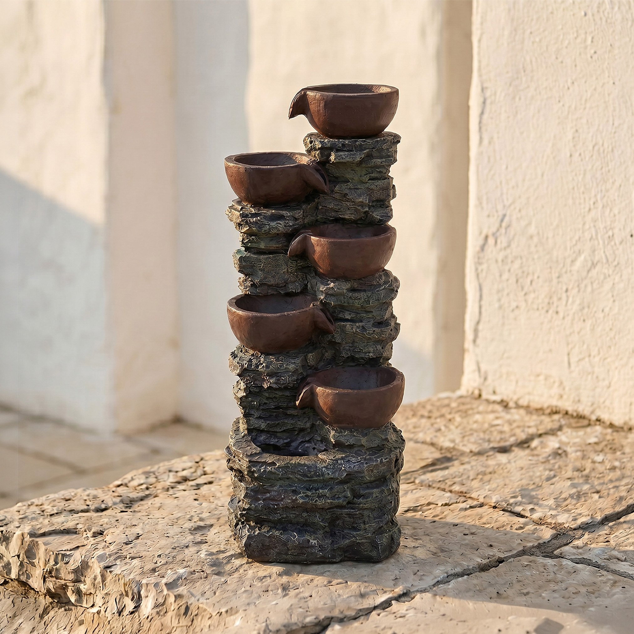 Adele Outdoor Fountain - 38x30x101 cm-hbxhomeware-gardenandoutdoor-outdoorfountain-image-1