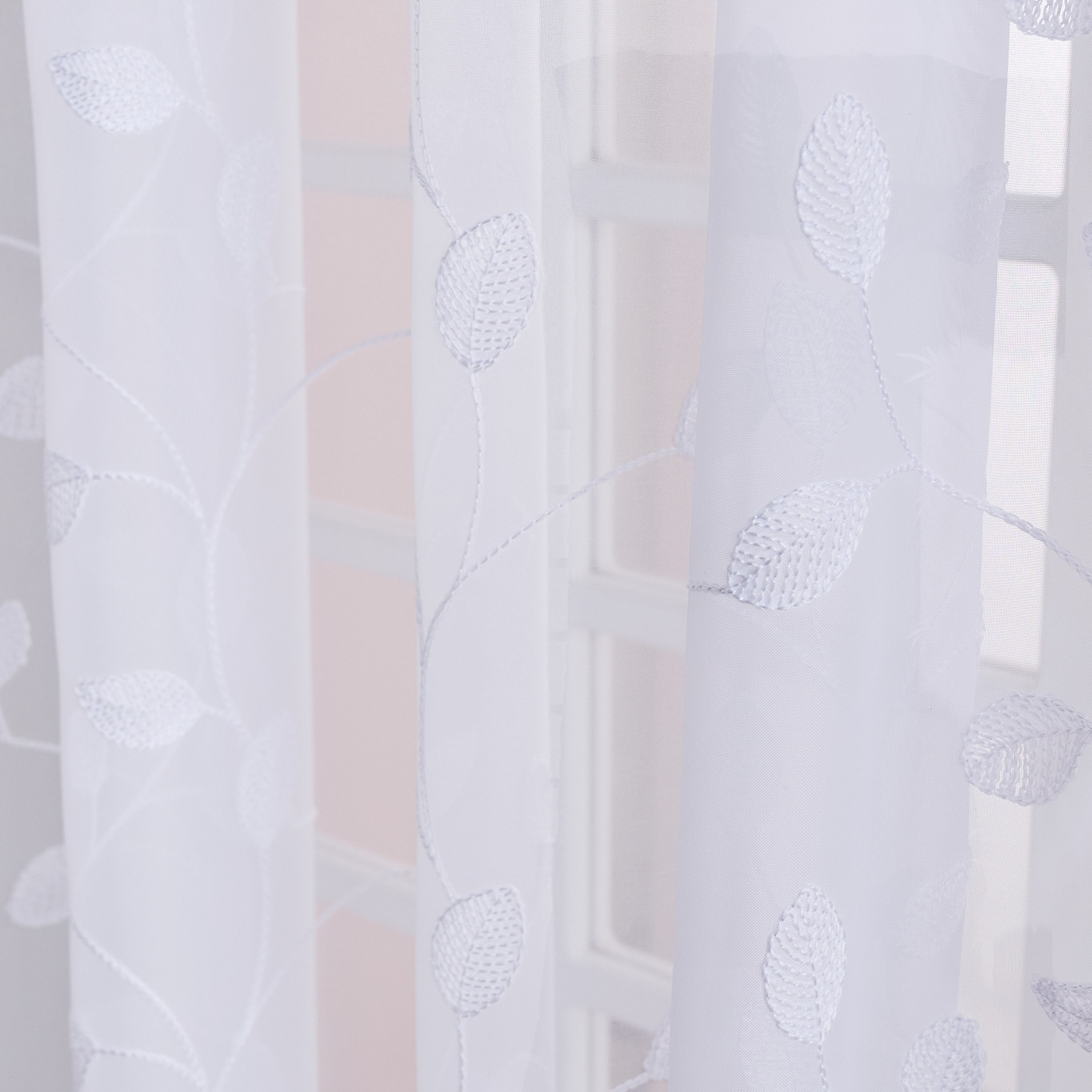 Nordic Lily 2-Piece Textured Sheer Curtain Set - 140x300 cm-hbxhomeware-hbxbedroom-image-3