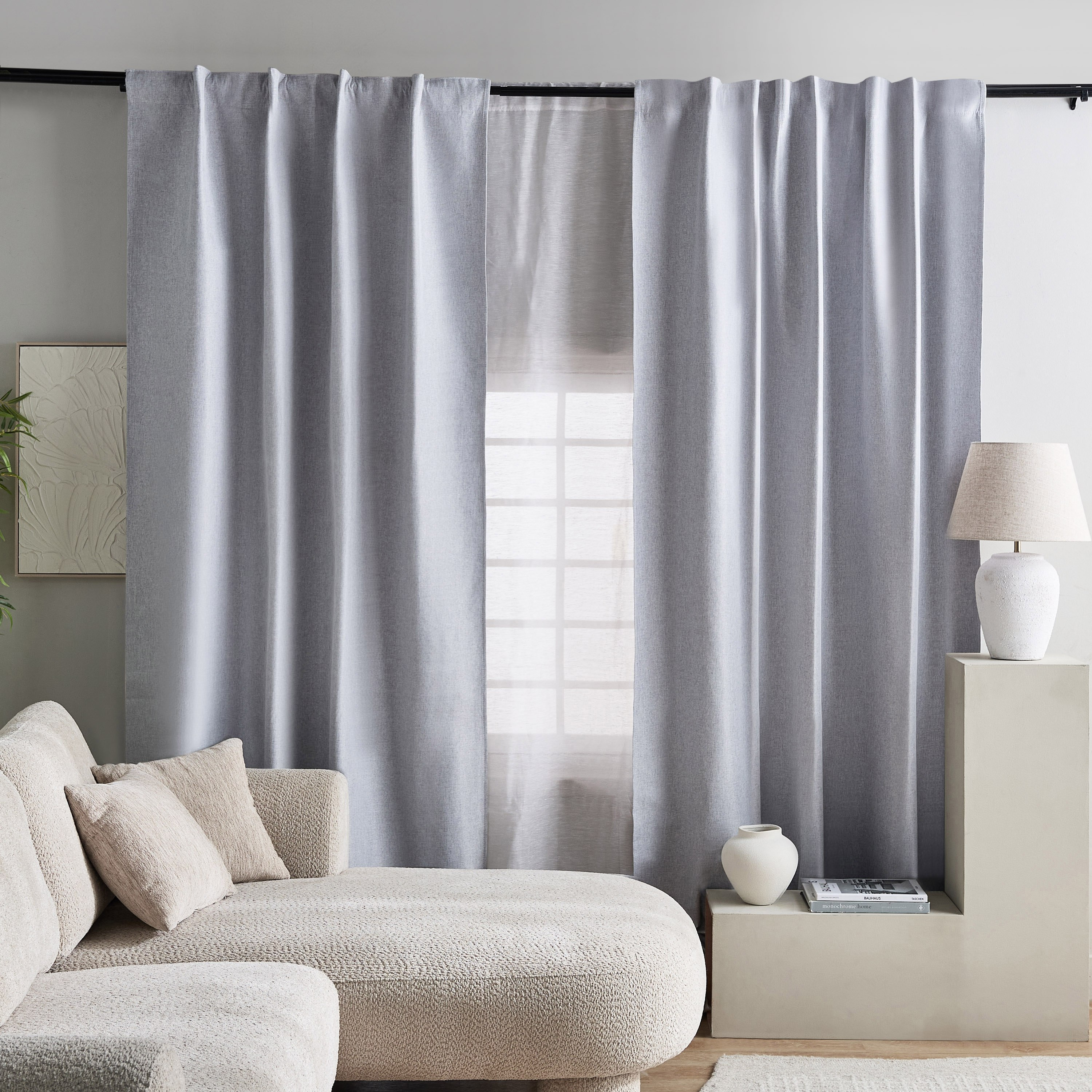 La Paz 2-Piece Woven Blackout Curtain Set - 140x320 cm-hbxhomeware-hbxbedroom-image-6