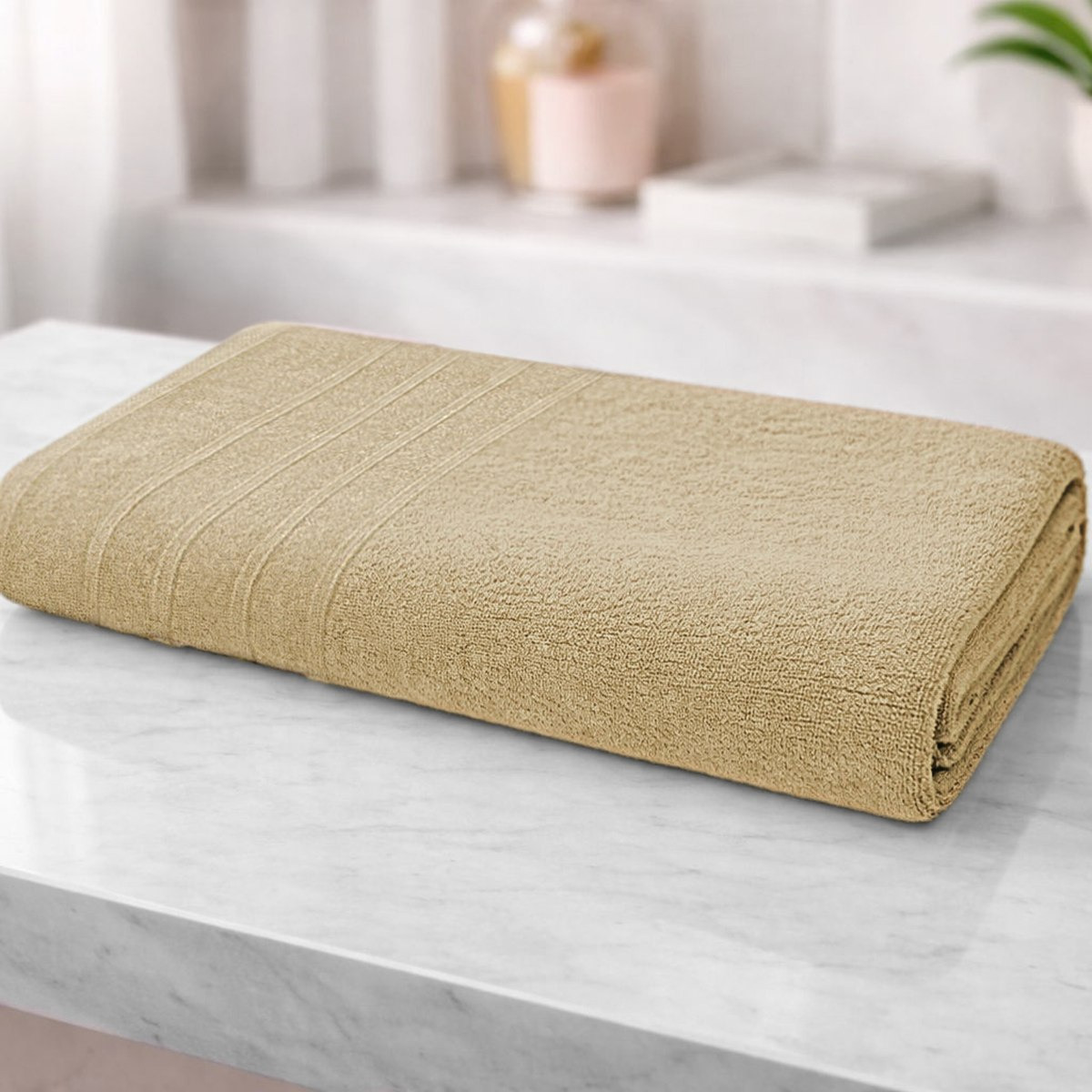 منشفة حمام قطن بطبقتين من كوفارا فيجن - 70x140 سم-hbxbathroom-bathroomtextiles-image-1