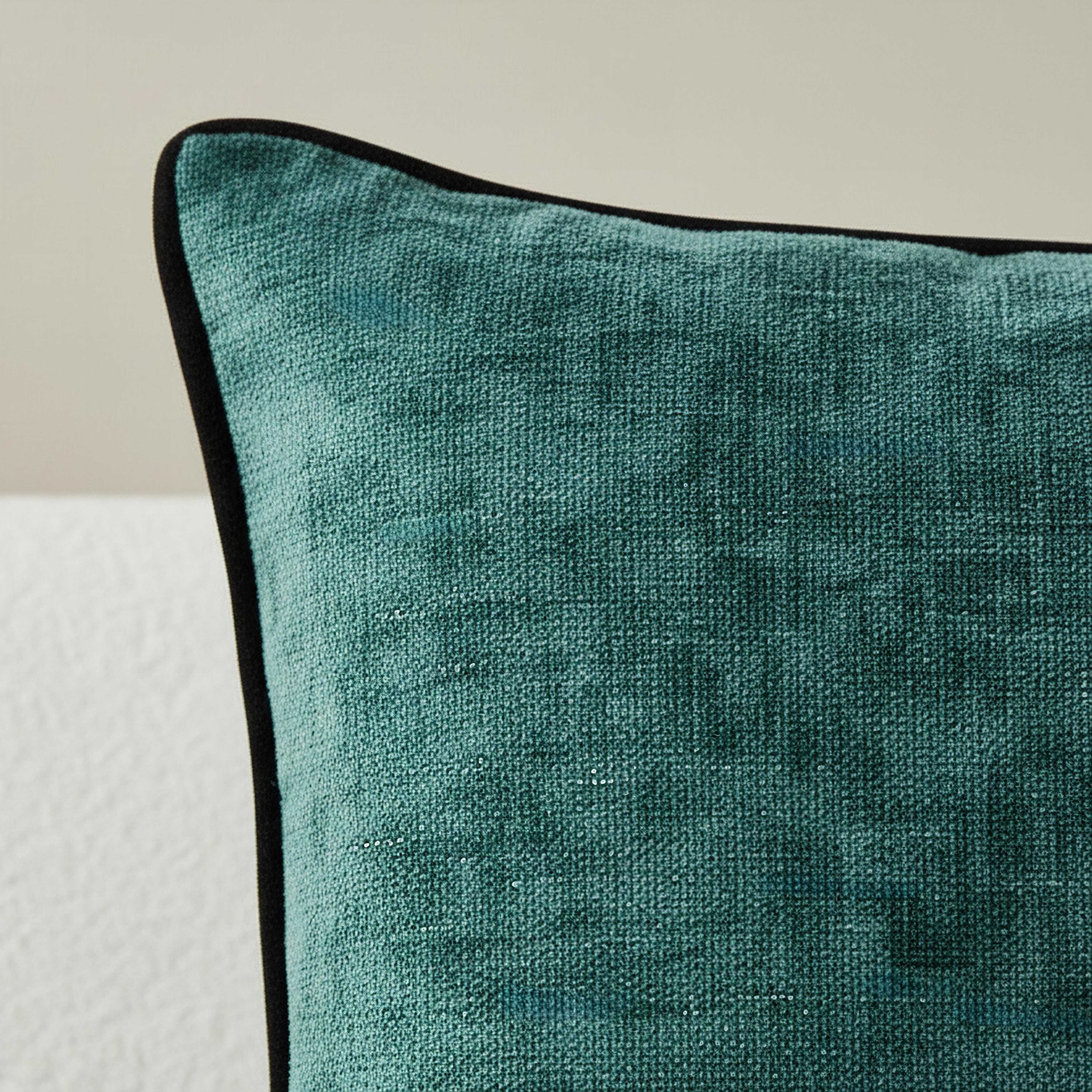 Aria Chenille Flange Cushion Cover - 50x50 cm-hbxhomeware-hbxbedroom-image-3
