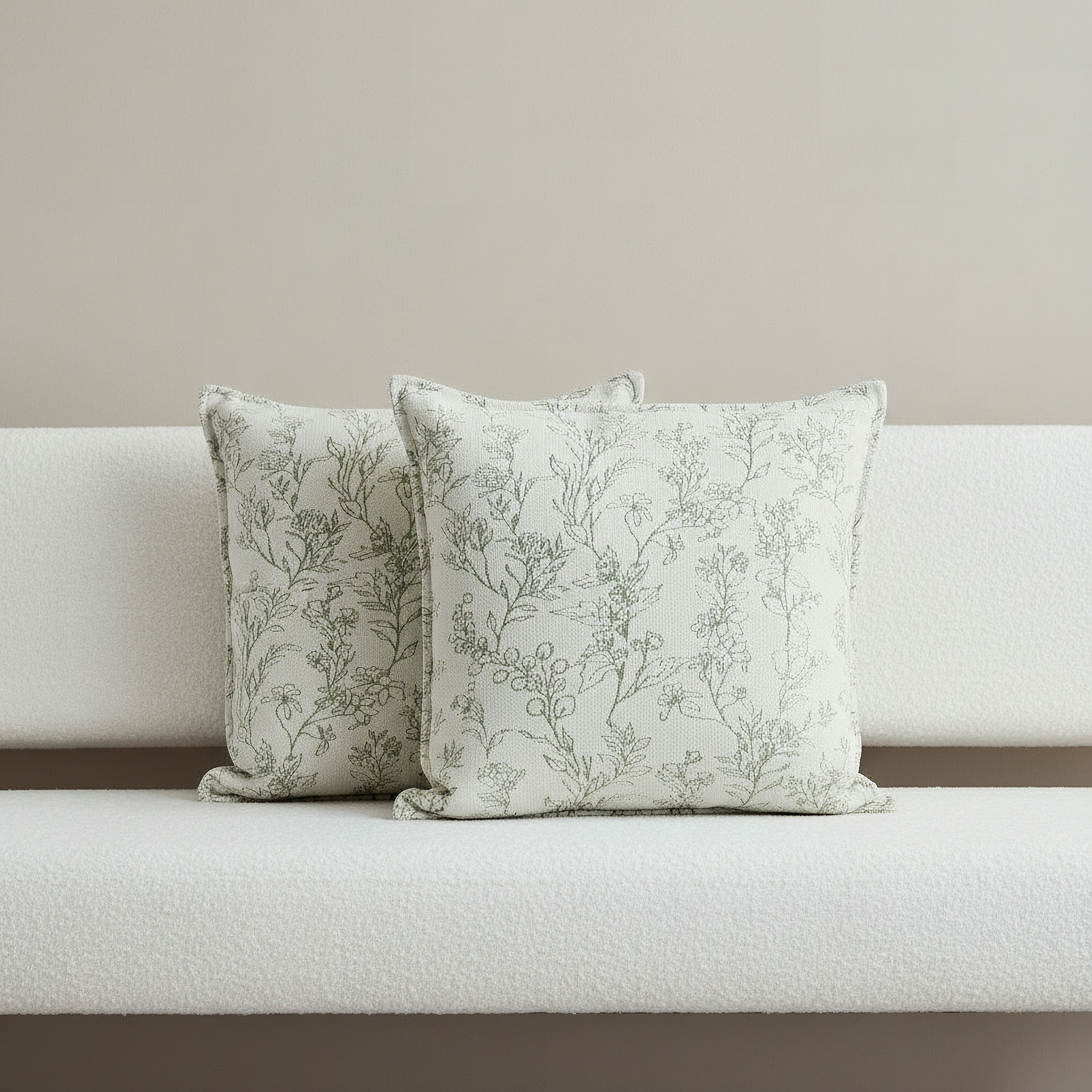 Cozy Duo 2-Piece Floral Jacquard Filled Cushion Set - 50x50 cm-hbxhomeware-hbxbedroom-image-1