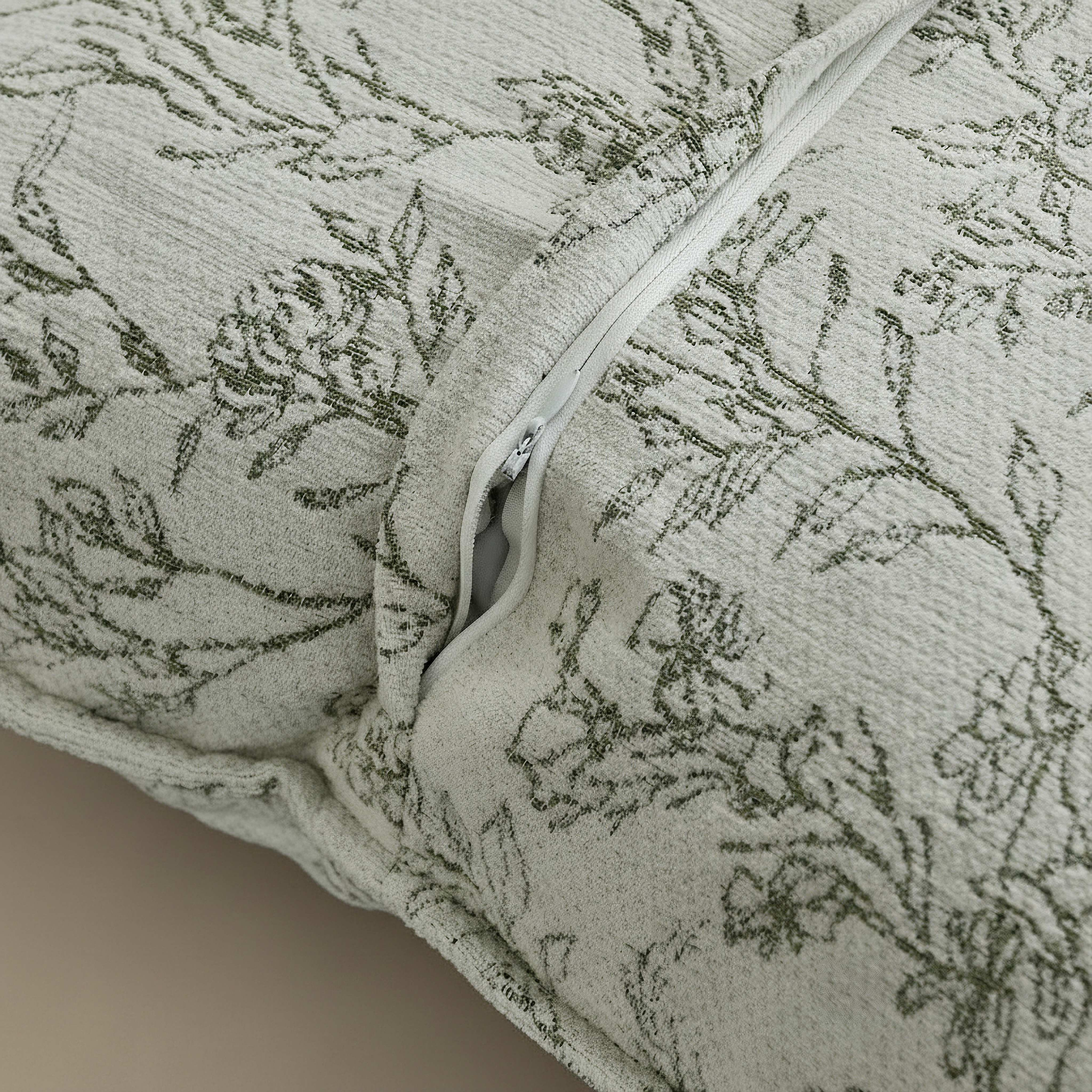 Cozy Duo 2-Piece Floral Jacquard Filled Cushion Set - 50x50 cm-hbxhomeware-hbxbedroom-image-2