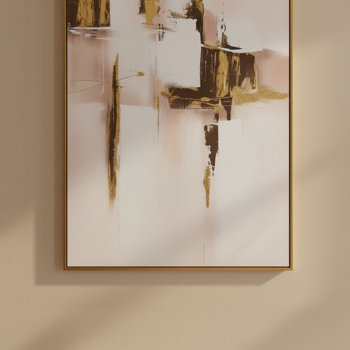 Cyprus Carl Abstract Framed Wall Art with 3D Gold Foil - 60x90x28 cm-hbxhomeware-hbxdecorandfurnishings-image-3