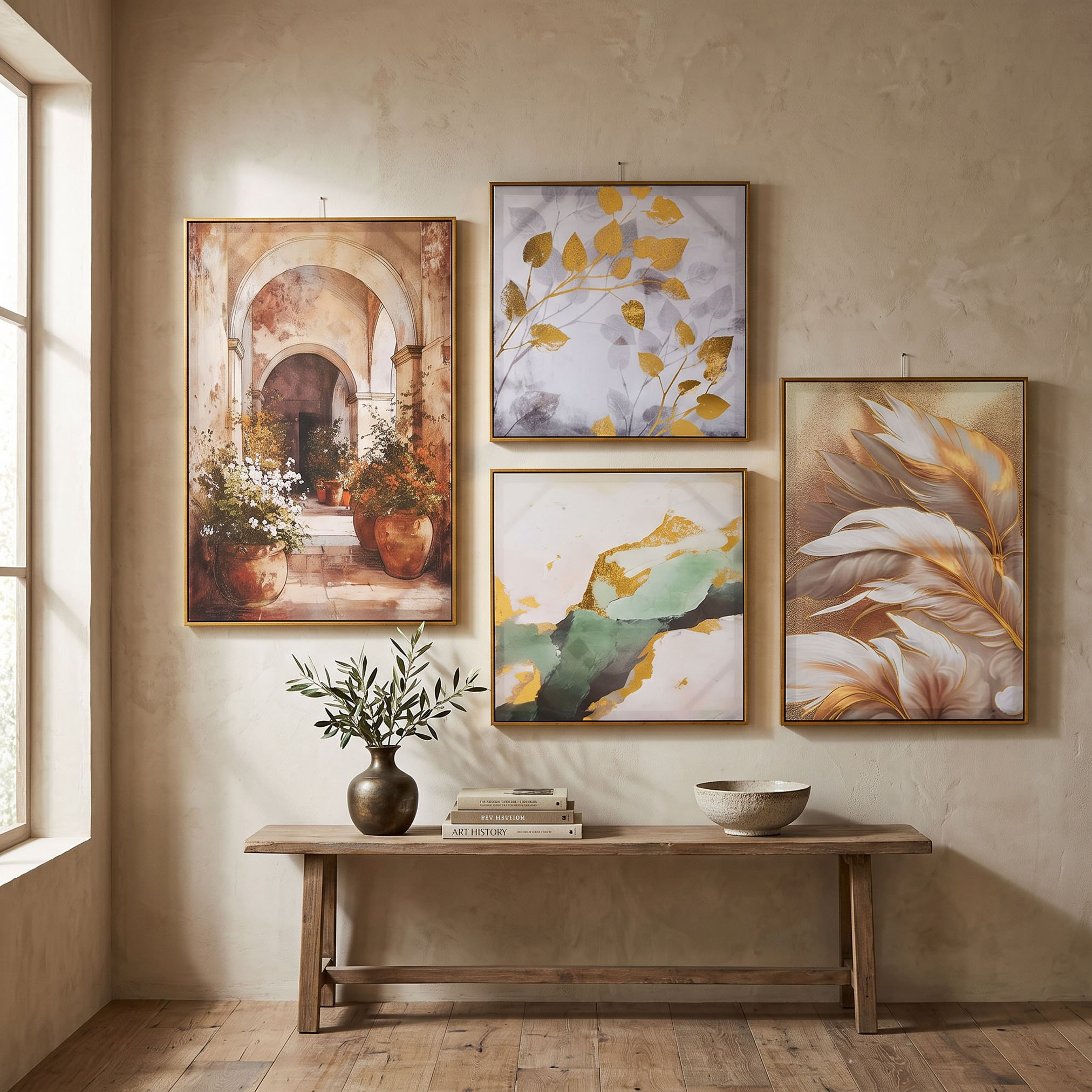 Cyprus Carl with Gold Foil Framed Picture - 60x90x2.8 cm-hbxhomeware-hbxdecorandfurnishings-image-4