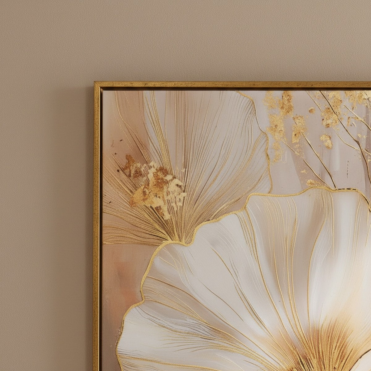 Cyprus Carl Twin Floral Framed Picture with Foil - 50x70x28 cm-hbxhomeware-hbxdecorandfurnishings-image-2