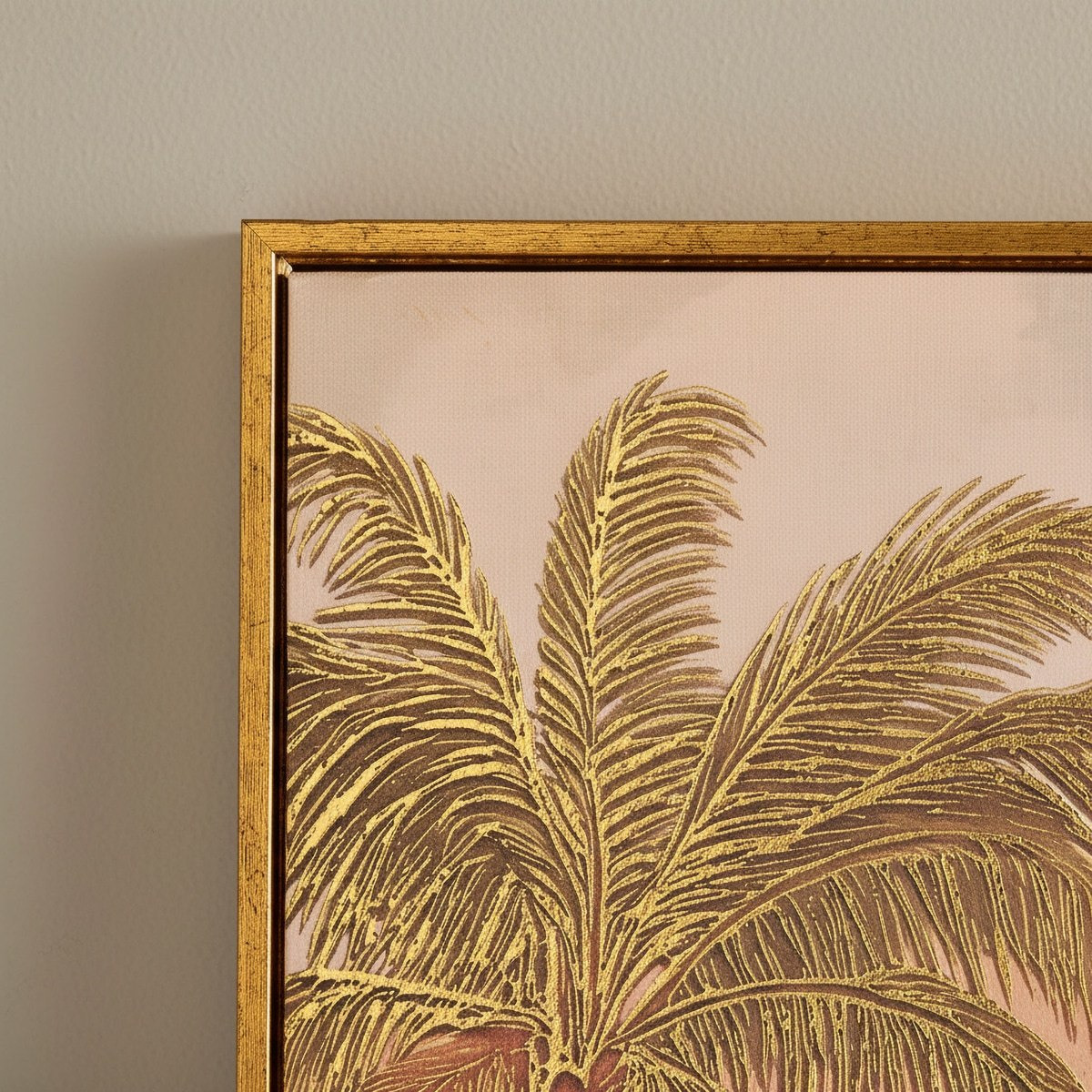 Cyprus Carl Gold Foiled Framed Picture with 3D Effect - 40x80x28 cm-hbxhomeware-hbxdecorandfurnishings-image-2