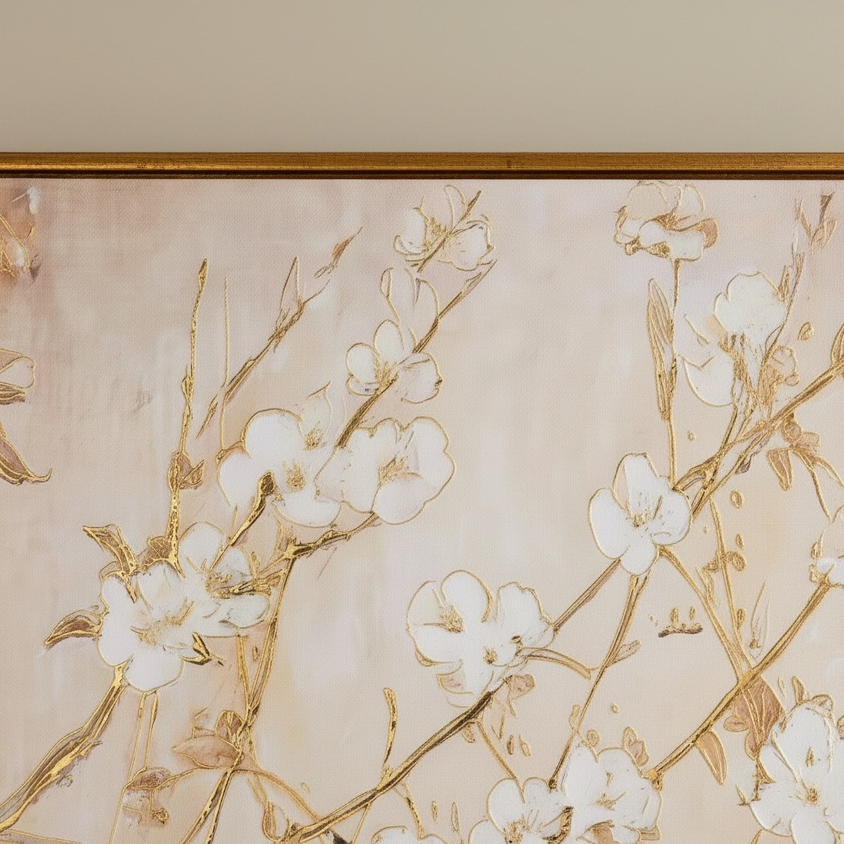 Cyprus Carl Peony Flowers Framed Picture with 3D Foil Effect - 60x90x28 cm-hbxhomeware-hbxdecorandfurnishings-image-2