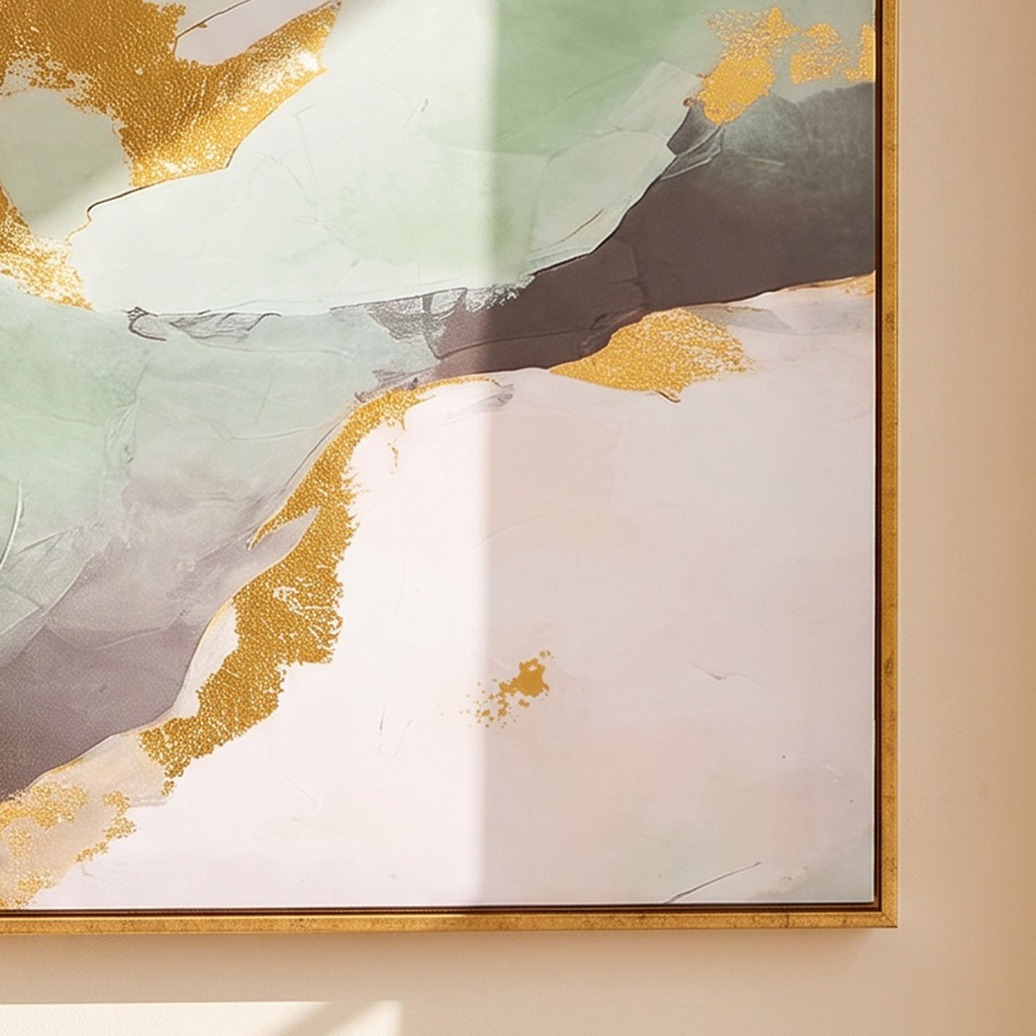 Cyprus Carl with 3D Effect Gold Foiled Framed Picture - 60x60x2.8 cm-hbxhomeware-hbxdecorandfurnishings-image-3