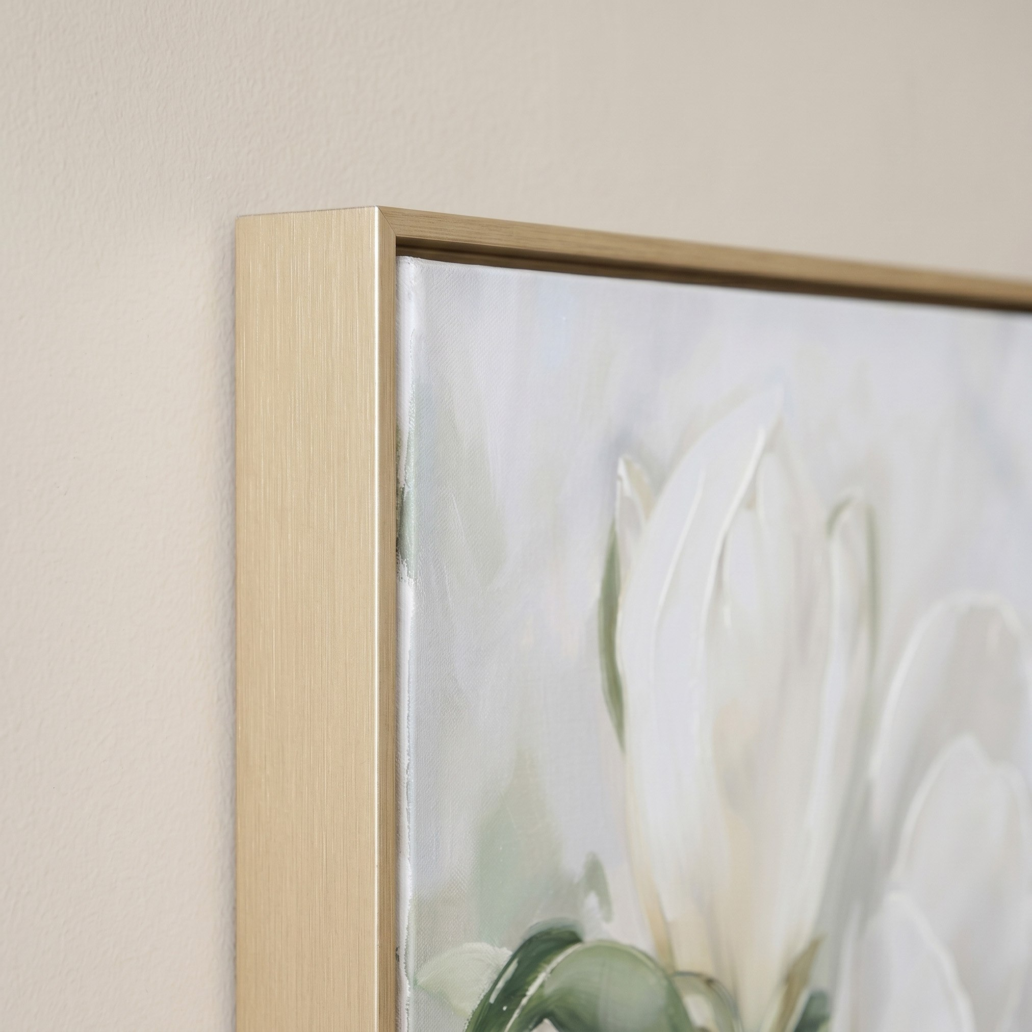 Orson Three Peony 60% Hand-Painted Framed Picture - 50x100 cm-hbxhomeware-hbxdecorandfurnishings-image-2