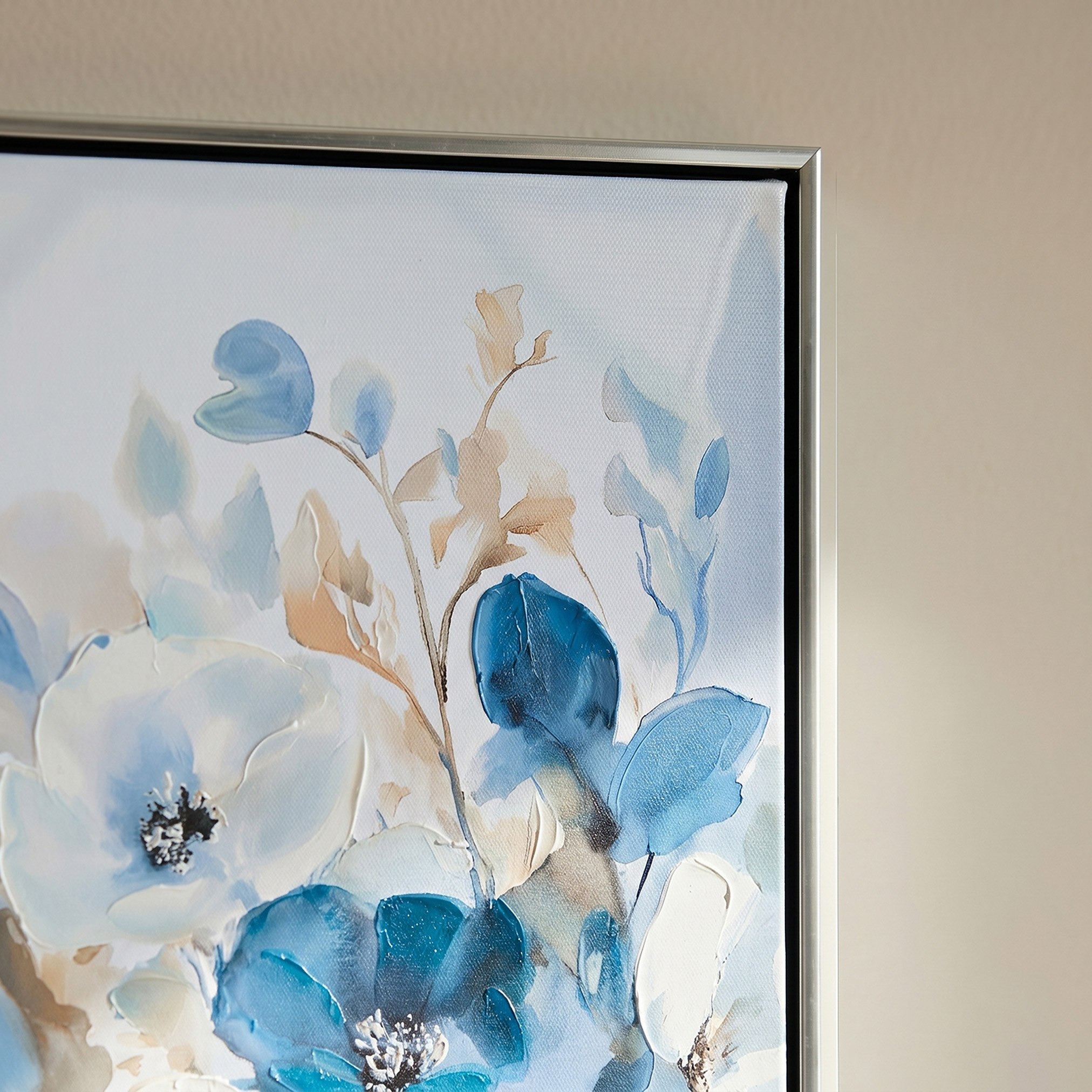 Orson Floral Bunch 60% Hand-Painted Framed Picture - 50x100 cm-hbxhomeware-hbxdecorandfurnishings-image-3