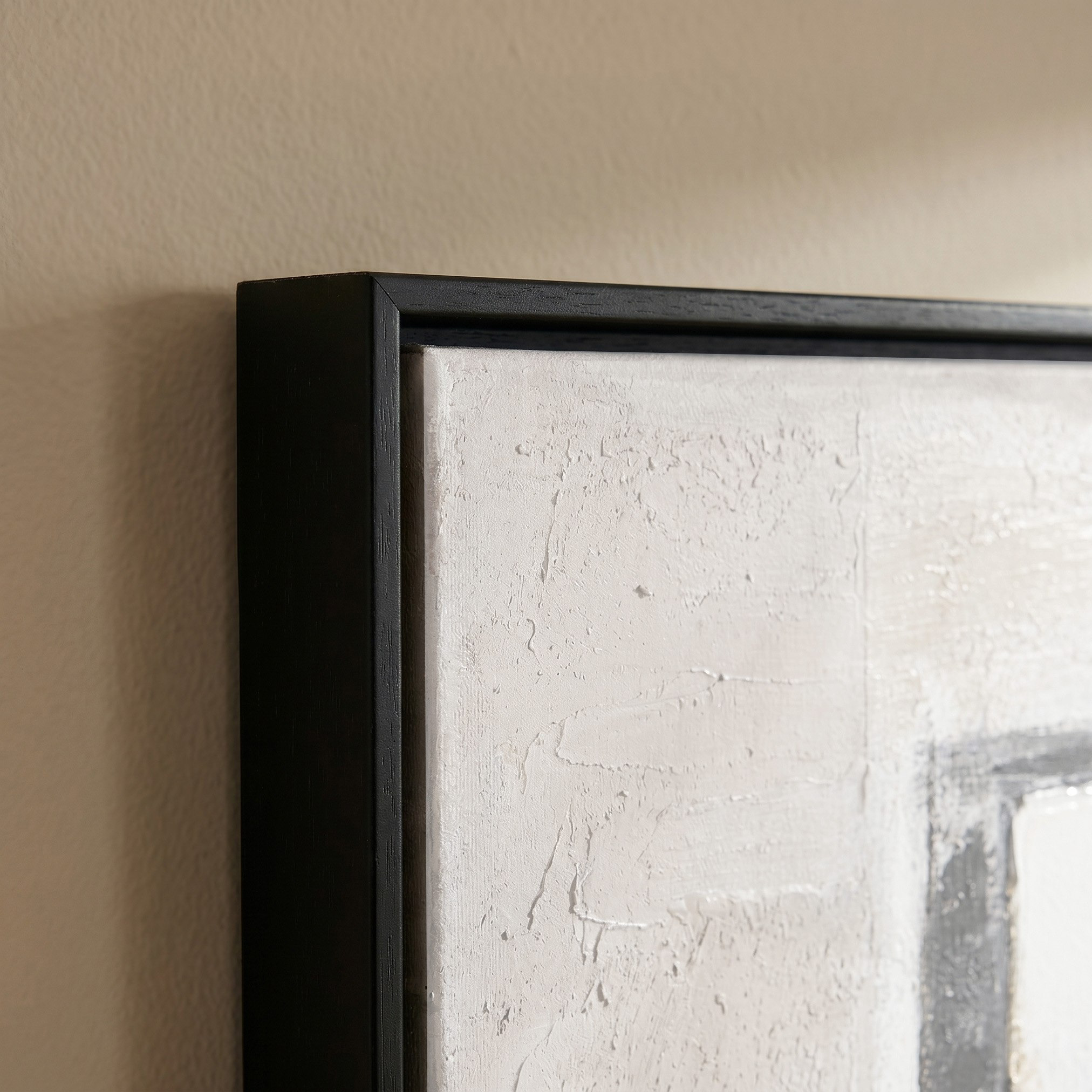 Orson Vertical Abstract 60% Hand Painted Framed Picture - 80x120 cm-hbxhomeware-hbxdecorandfurnishings-image-2