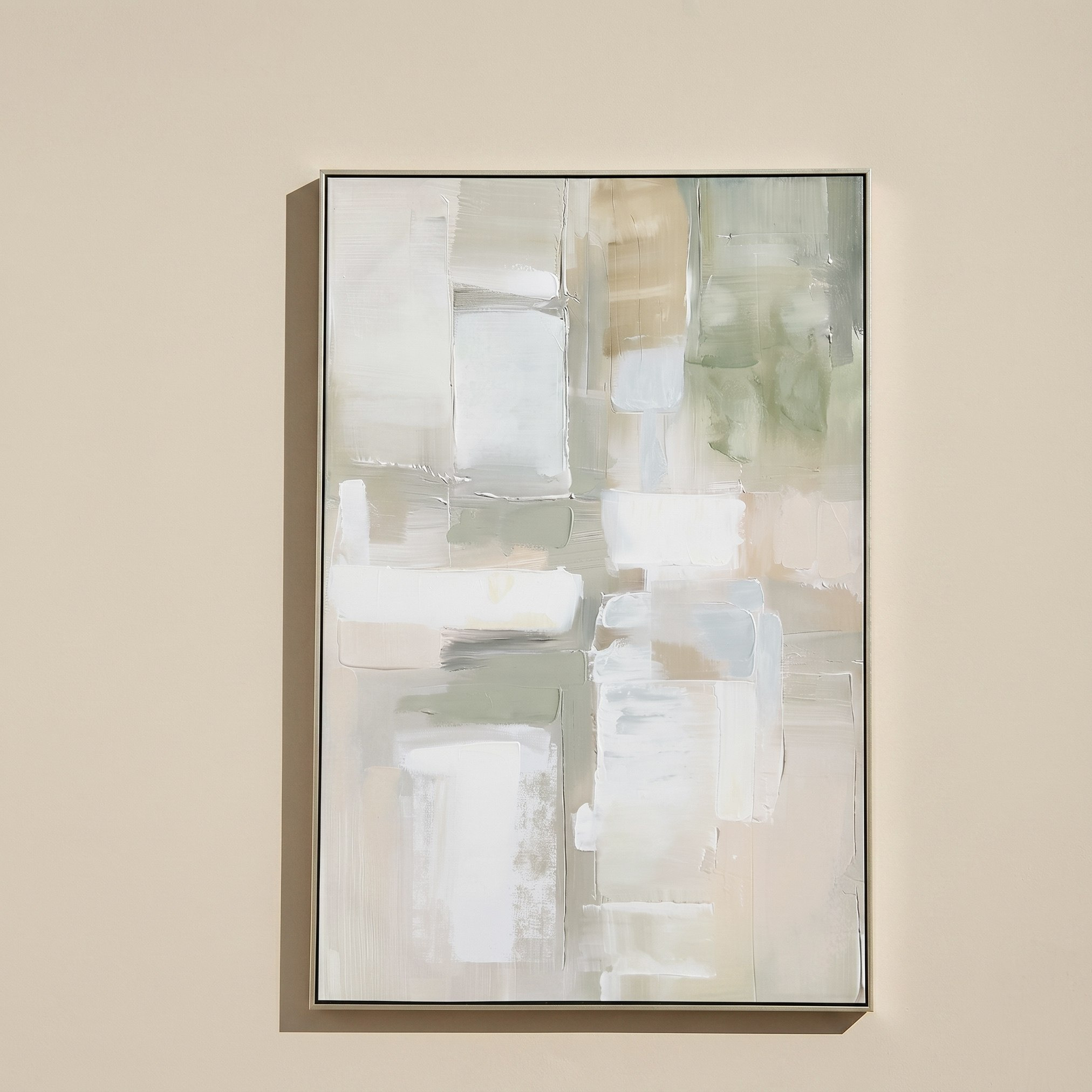 Orson Abstract Strokes 60% Hand Painted Framed Picture - 80x120 cm-hbxhomeware-hbxdecorandfurnishings-image-1