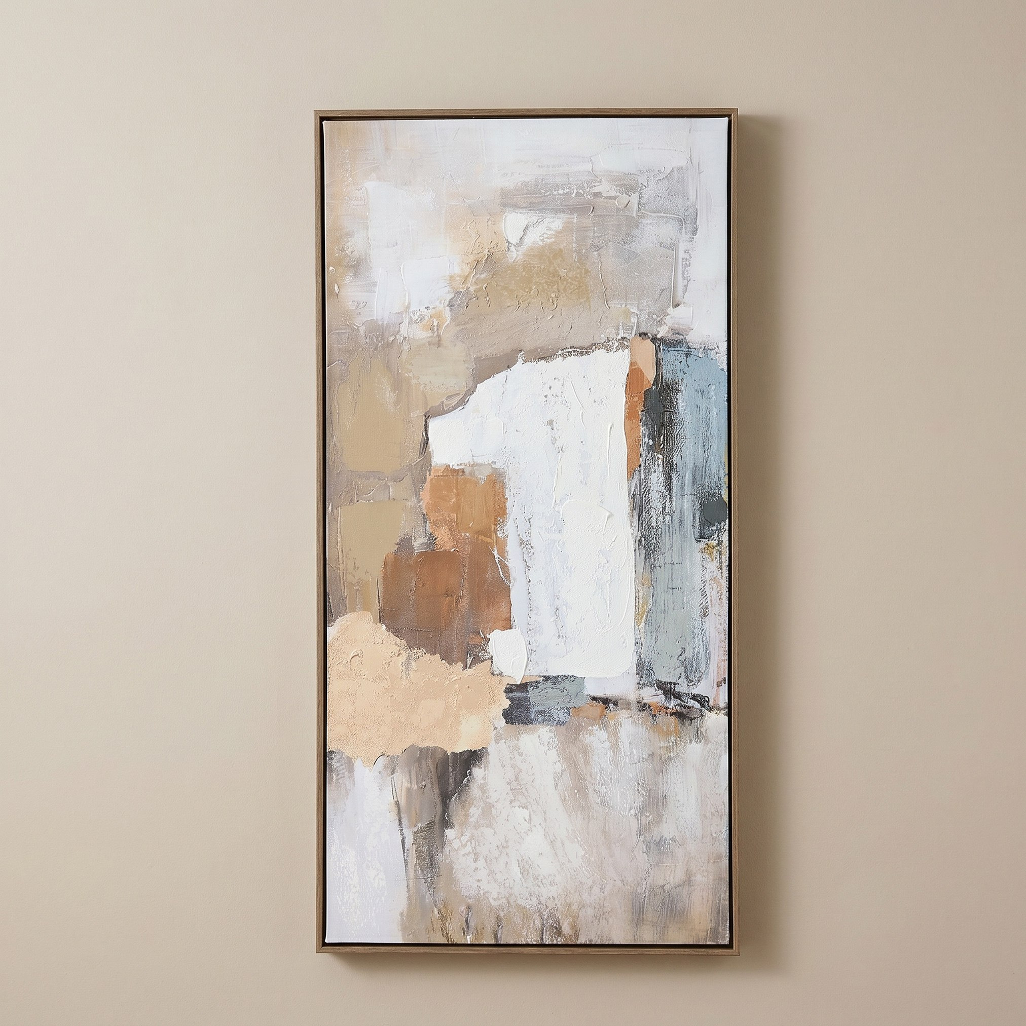 Orson Gold Strike Abstract 60% Hand Painted Framed Picture - 50x100 cm-hbxhomeware-hbxdecorandfurnishings-image-1