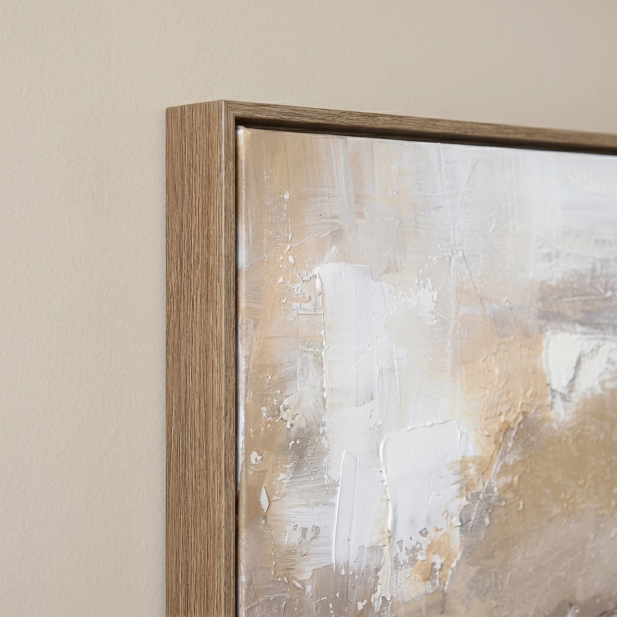 Orson Gold Strike Abstract 60% Hand Painted Framed Picture - 50x100 cm-hbxhomeware-hbxdecorandfurnishings-image-2