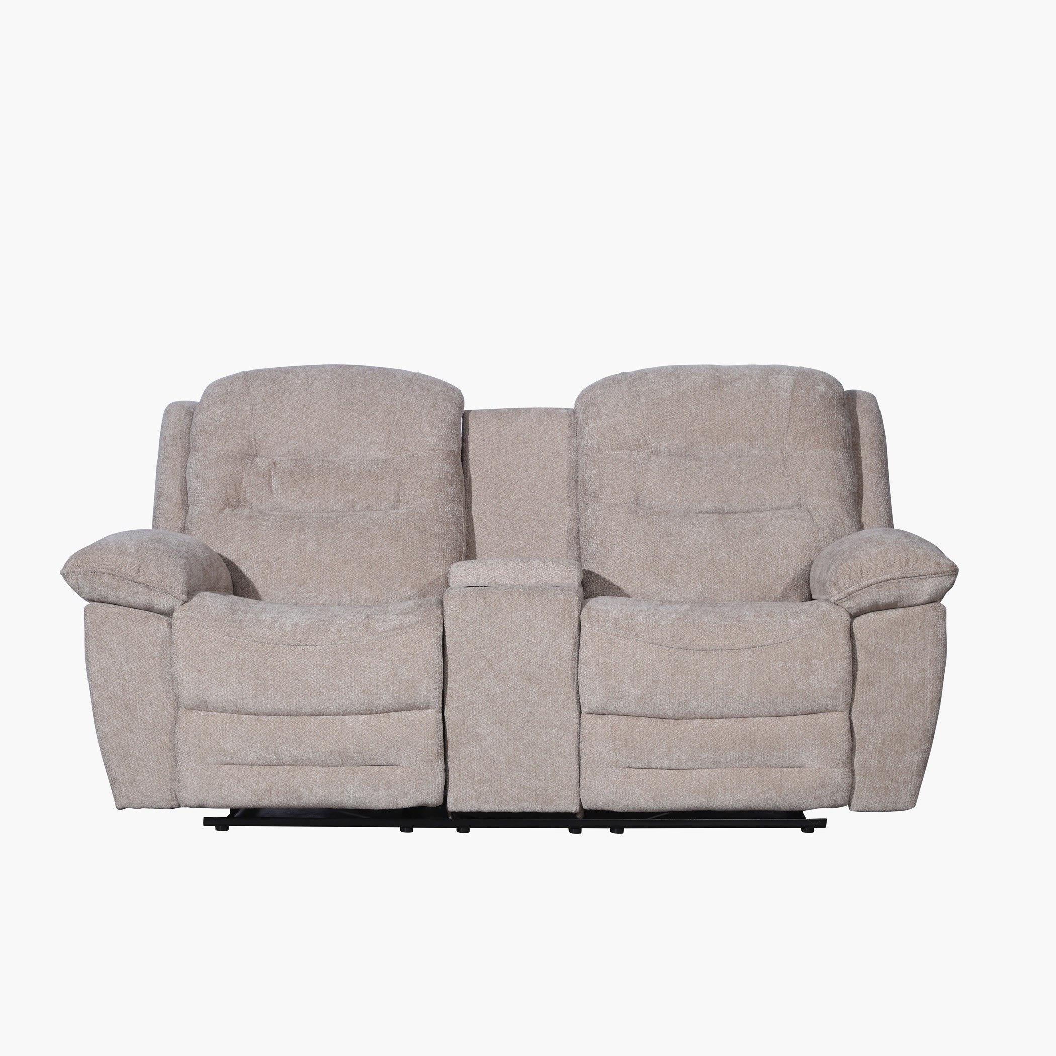 Brenton Storage Console 2-Seater Fabric USB Recliner with 2 Cup Holders and C-Type Charging-hbxfurniture-sofasandarmchairs-reclinersofas-image-3