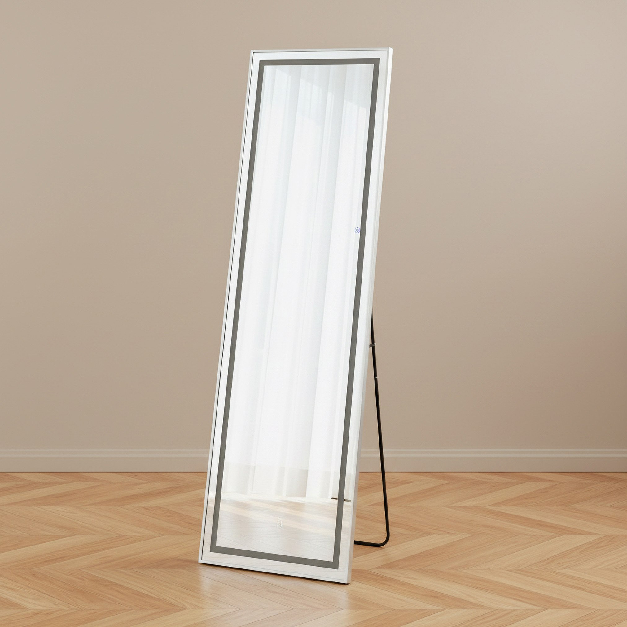 Reda Glit LED Mirror with Stand - 50x160 cm-hbxhomeware-hbxdecorandfurnishings-image-1
