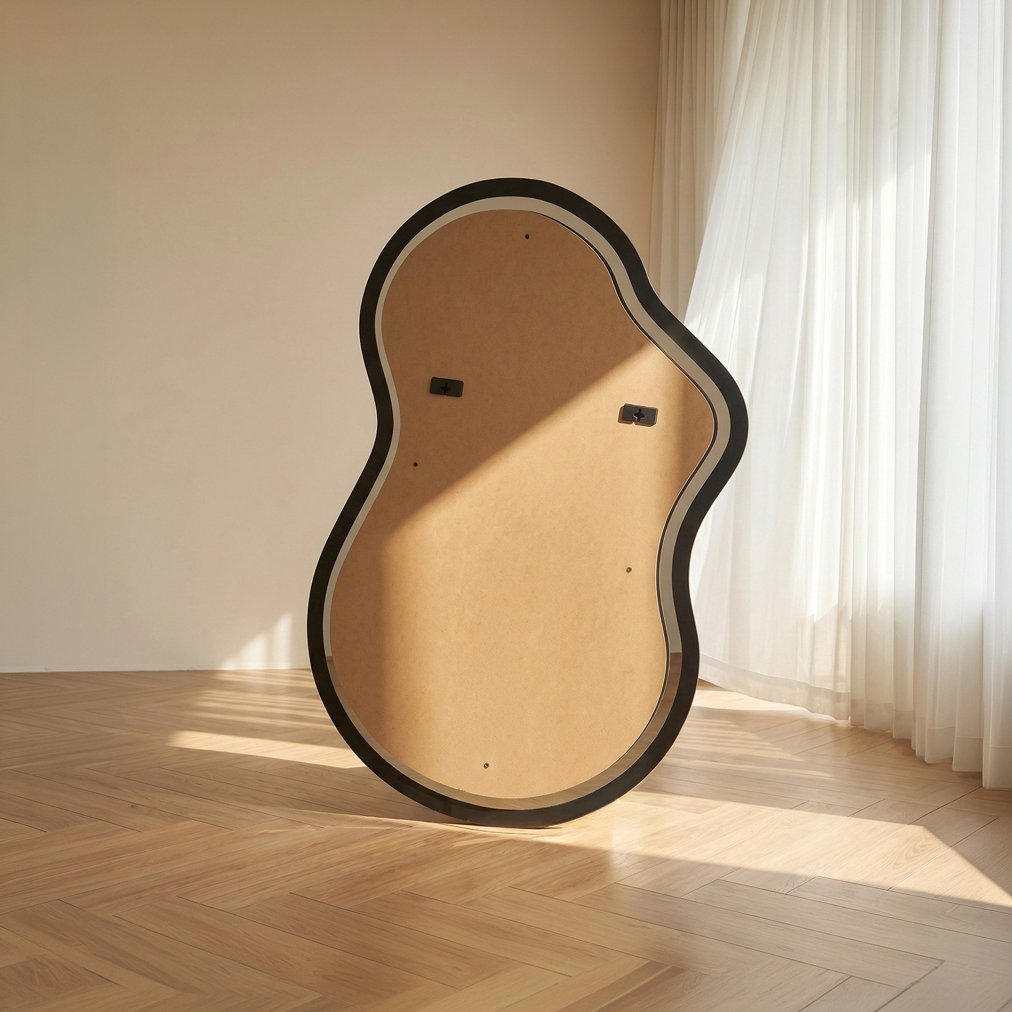 Reda Glit LED Abstract No Frame Wall Mirror - 70x100 cm-hbxhomeware-hbxdecorandfurnishings-image-5