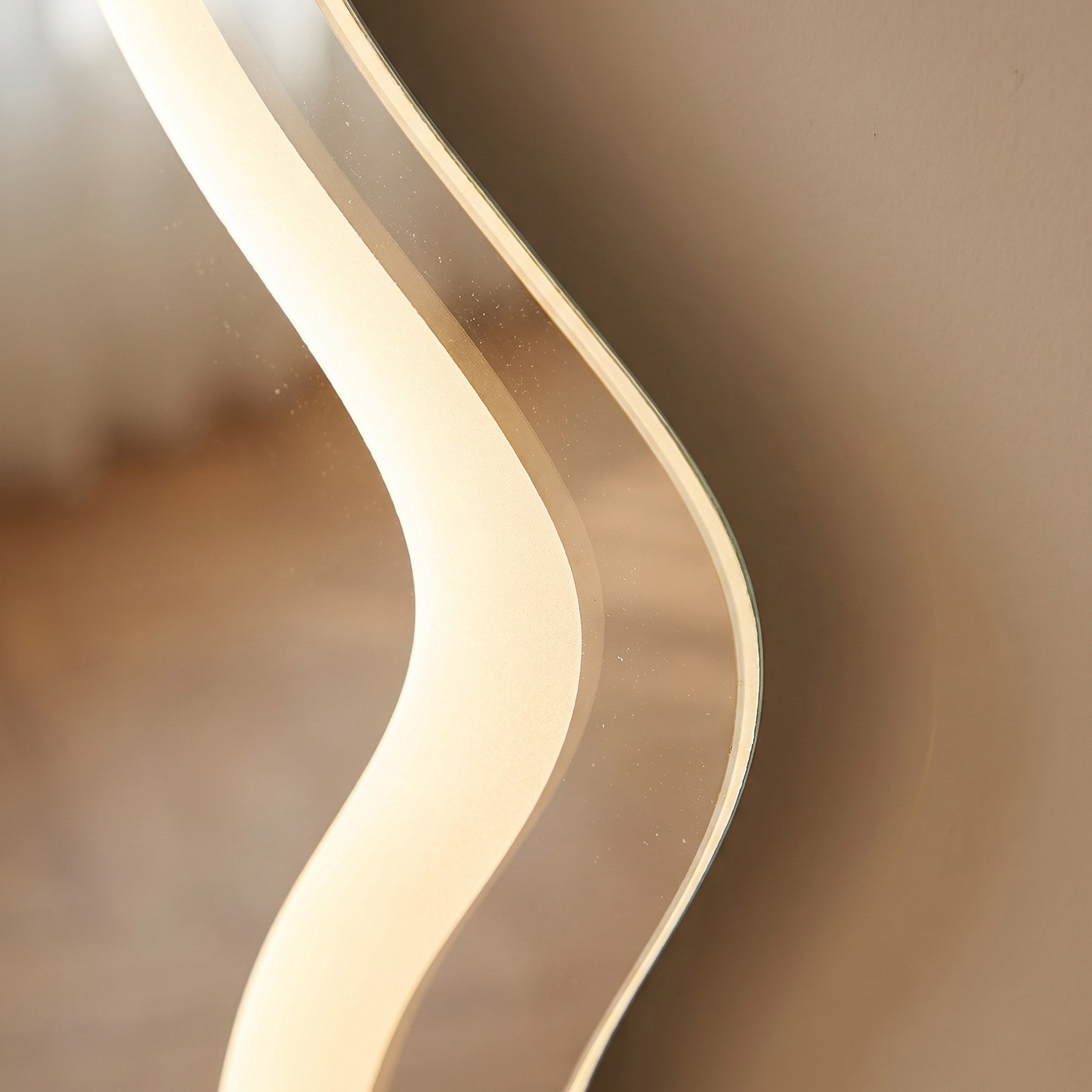 Reda Glit LED Abstract No Frame Wall Mirror - 70x100 cm-hbxhomeware-hbxdecorandfurnishings-image-6