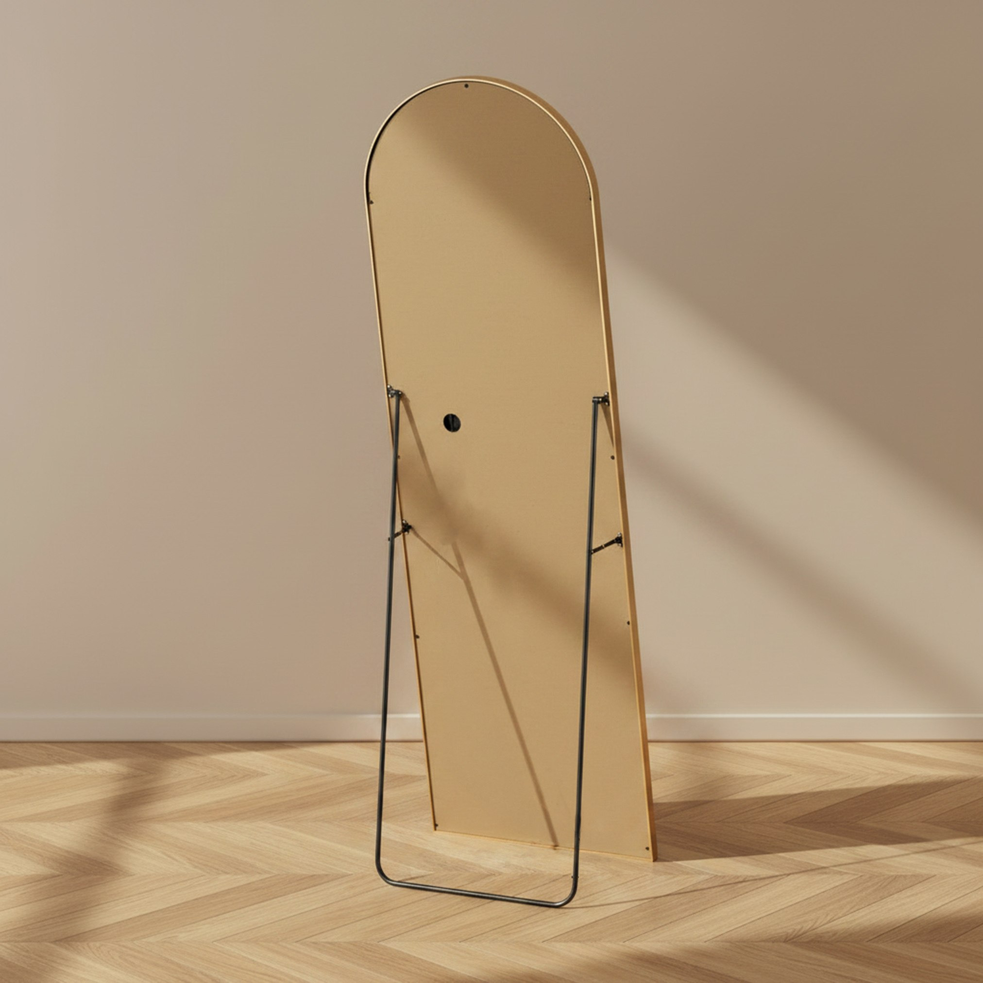 مرآة مقوسة بإضاءة ليد وحامل جليت من ريدا - 50x160 سم-hbxhomeware-hbxdecorandfurnishings-image-5