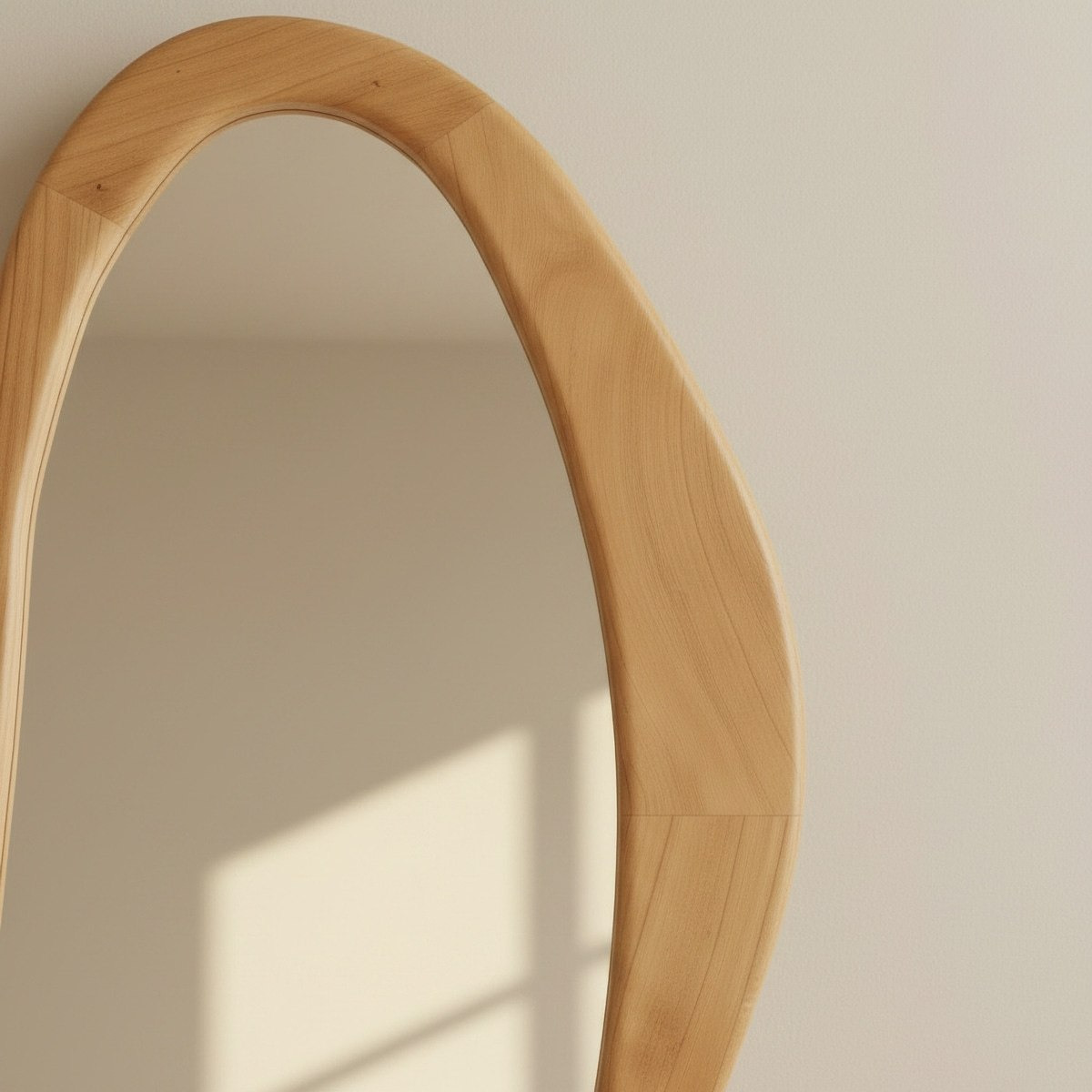 Reda Glit Paulownia Wooden Frame Mirror - 50x160 cm-hbxhomeware-hbxdecorandfurnishings-image-3