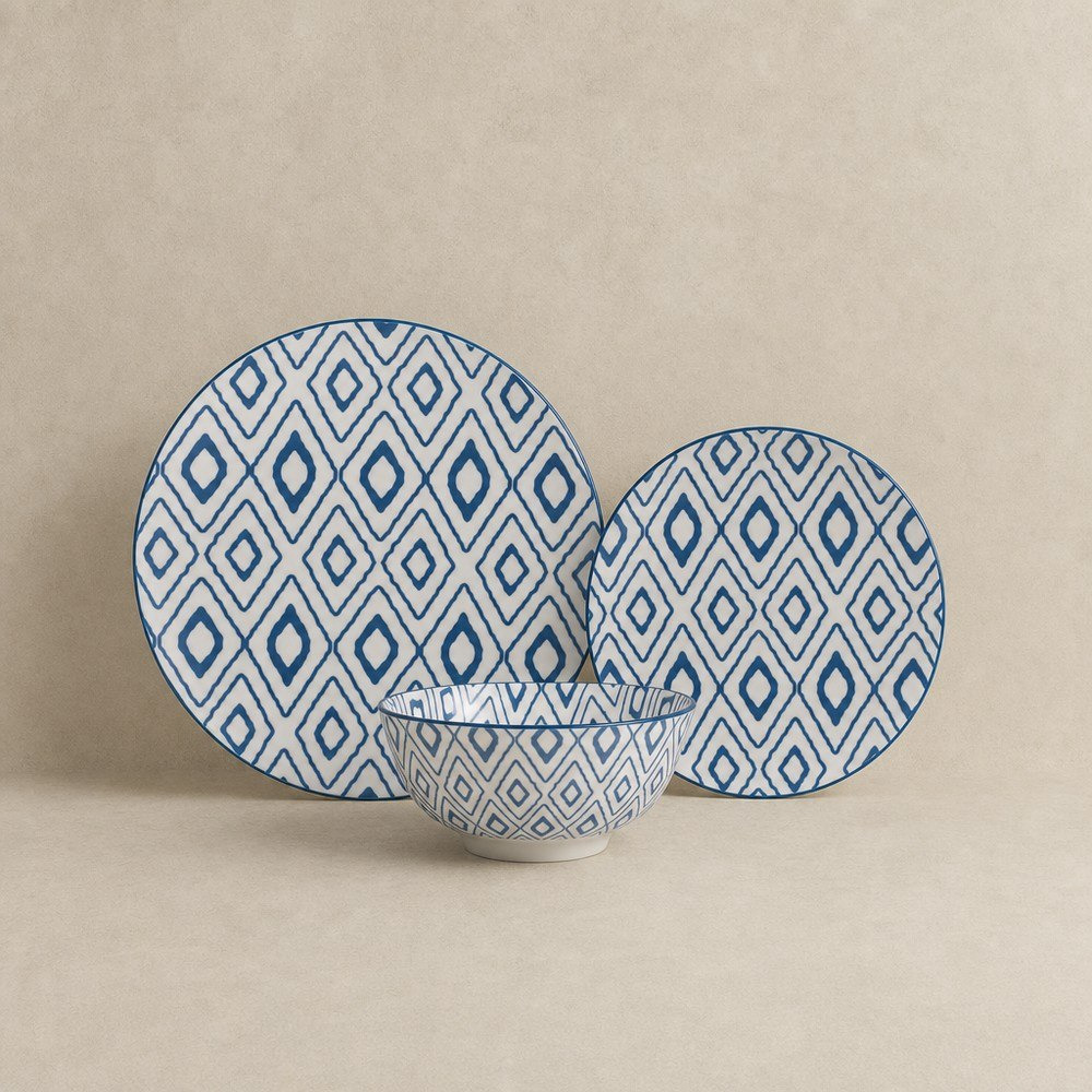 طقم عشاء بورسلين جيو 18 قطعة من أوليفر - لـ 6 أفراد-hbxdiningroom-tabletop-dinnersets-image-1