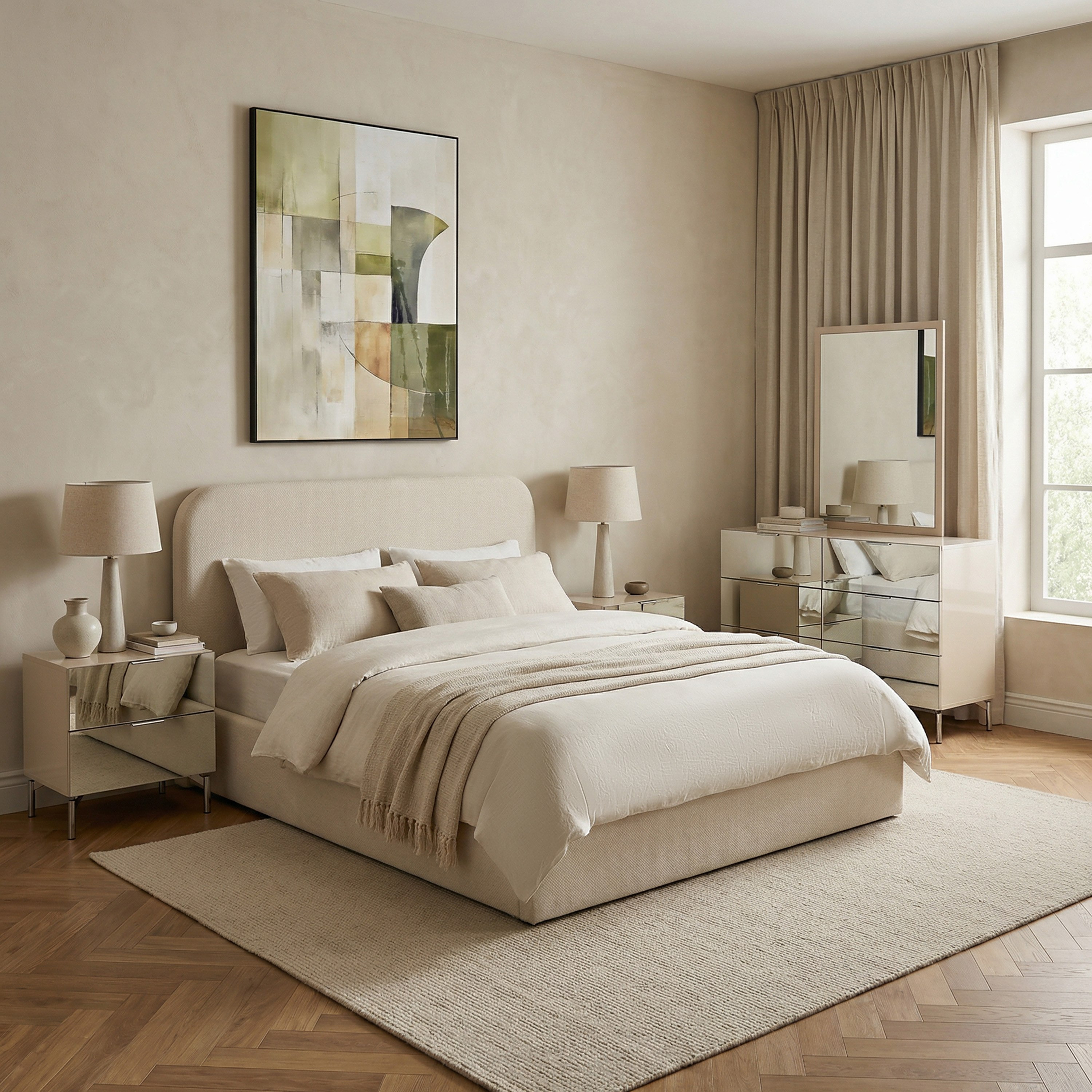 Venice Upholstered Hydraulic Storage Queen Bed - 160x200 cm-hbxbedroom-bedsandbedsets-beds-queen-image-10