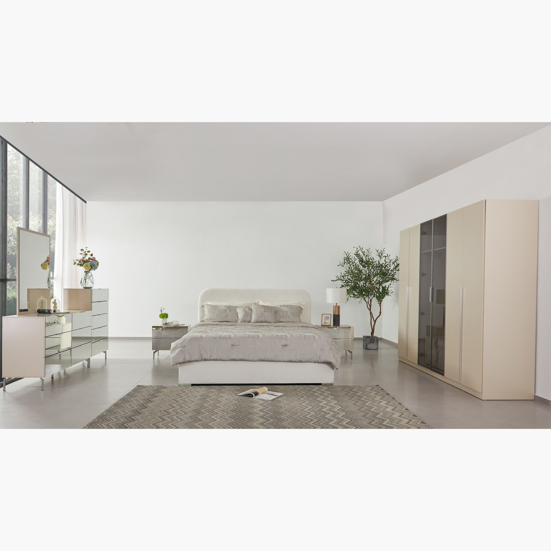 Venice Upholstered Super King Bed - 200x200 cm-hbxbedroom-bedsandbedsets-beds-superking-image-7