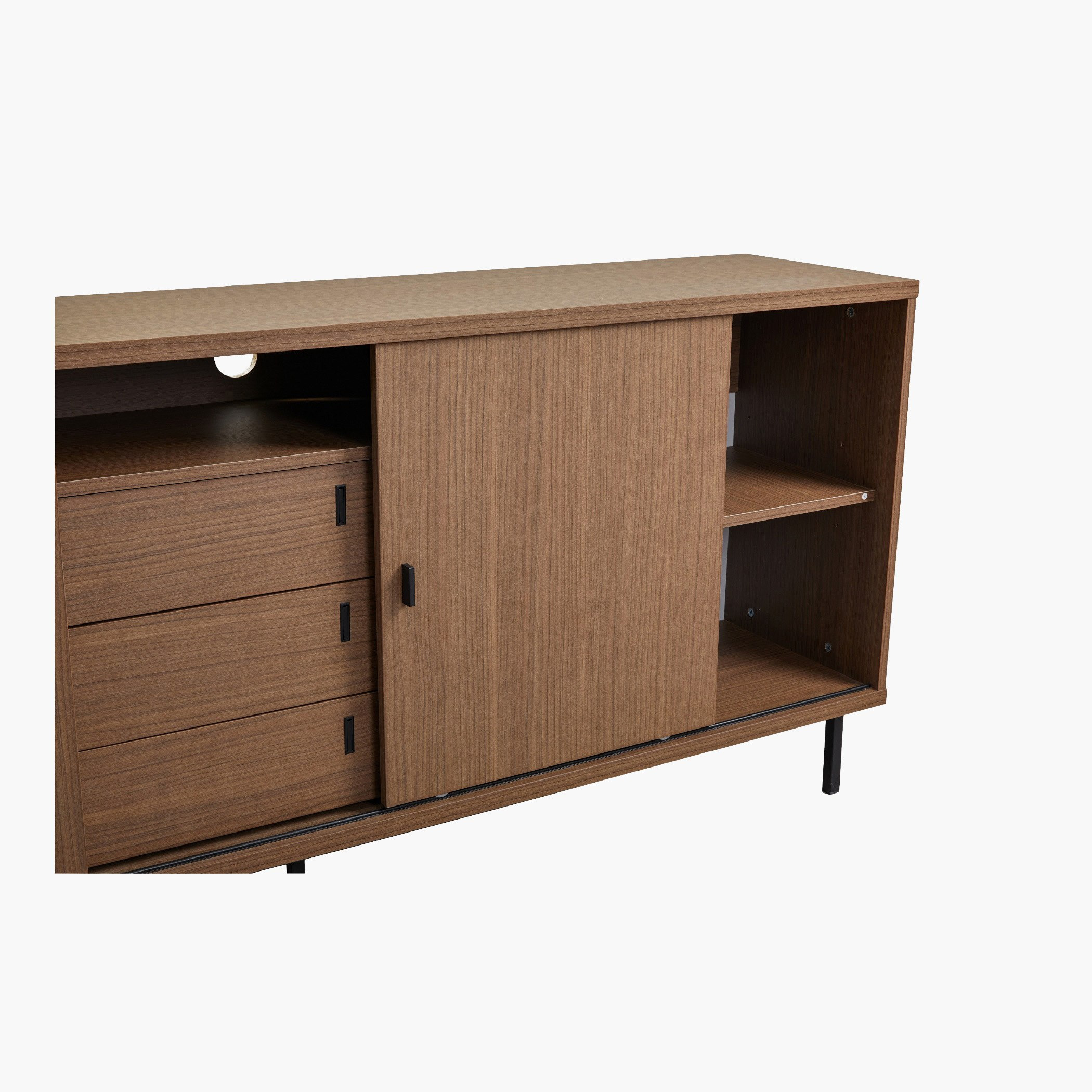 Wilson 2-Sliding Door 3-Drawer Sideboard High TV Stand for TVs up to 70 inches-hbxlivingroom-mediaunitsandstorage-tvunits-image-7