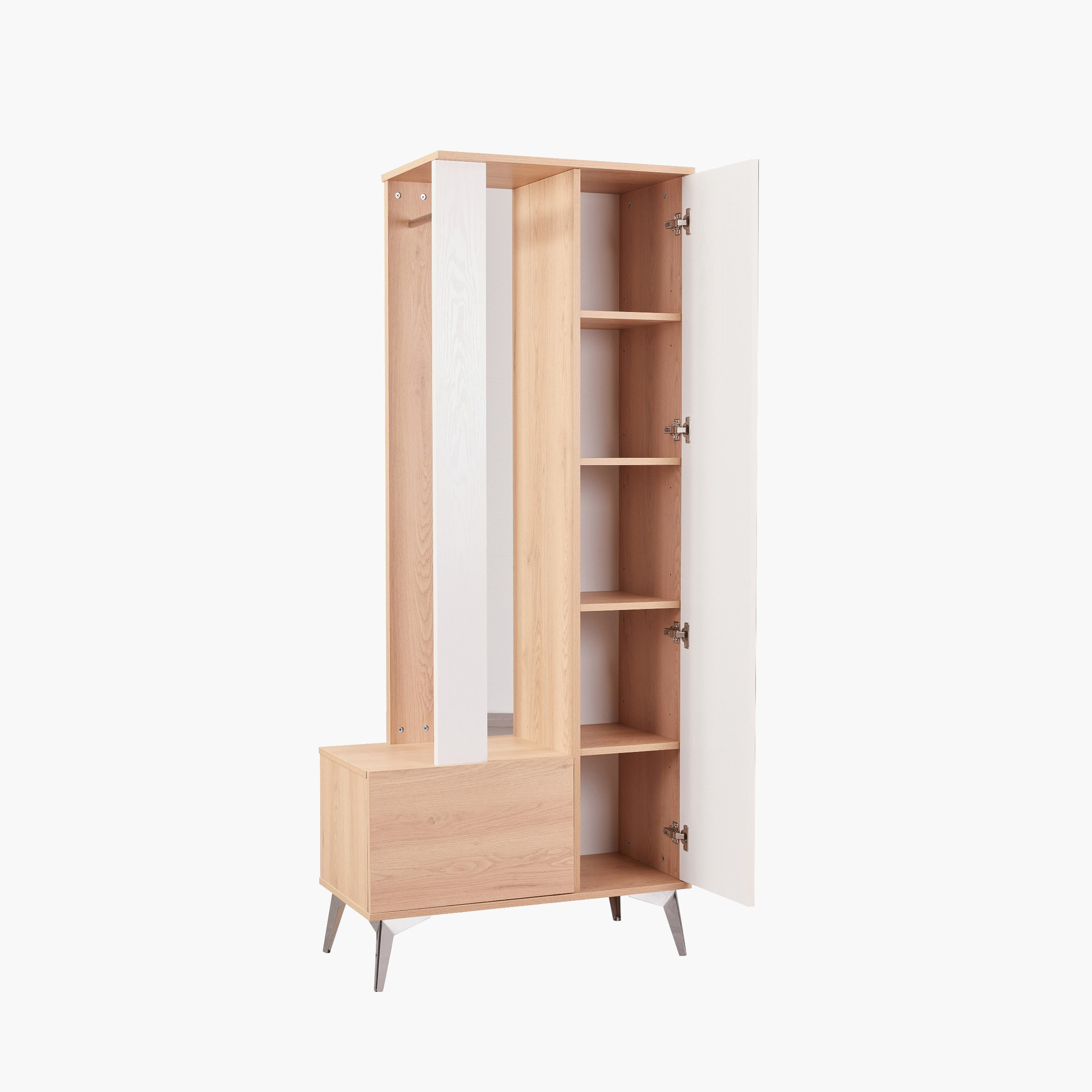Modulix Taurus Coat Hanger and Multipurpose Rack with Mirror-hbxhomeware-bathandlaundry-clothesdryingracks-image-6