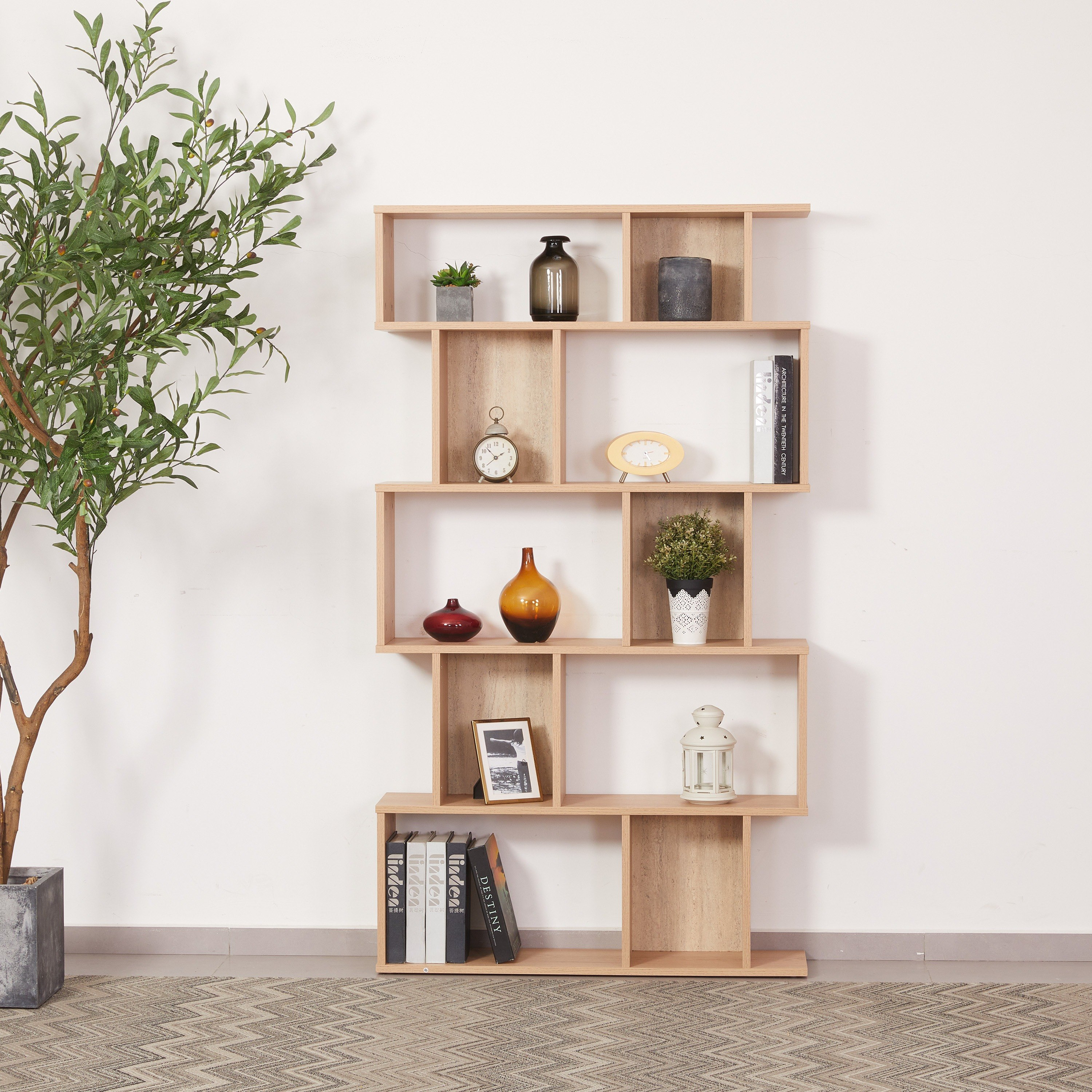 Modulix Taurus 5-Tier Bookcase-hbxfurniture-office-bookcases-image-1
