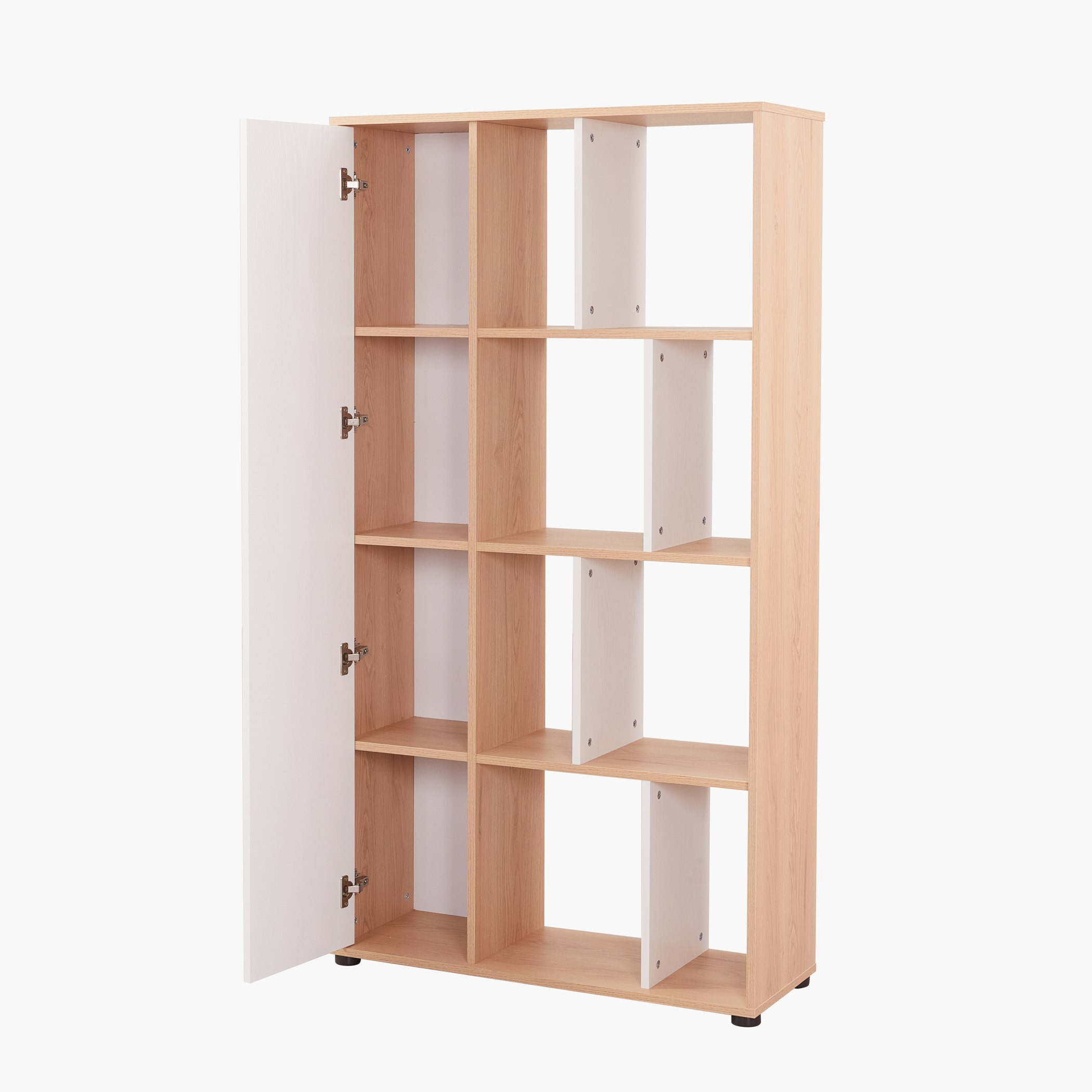 Modulix Bastian 4-Tier Bookcase with Door-hbxfurniture-office-bookcases-image-2