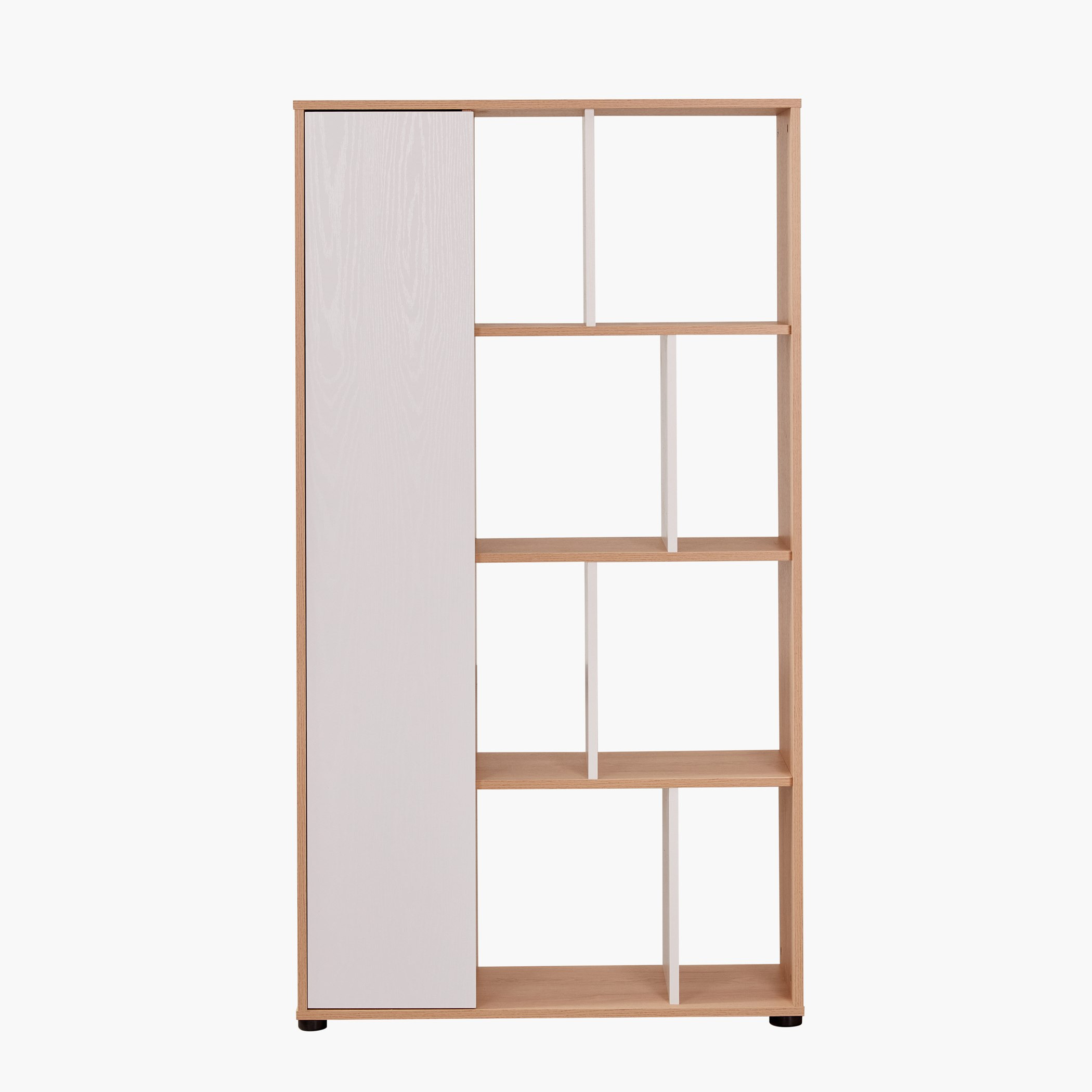 Modulix Bastian 4-Tier Bookcase with Door-hbxfurniture-office-bookcases-image-3