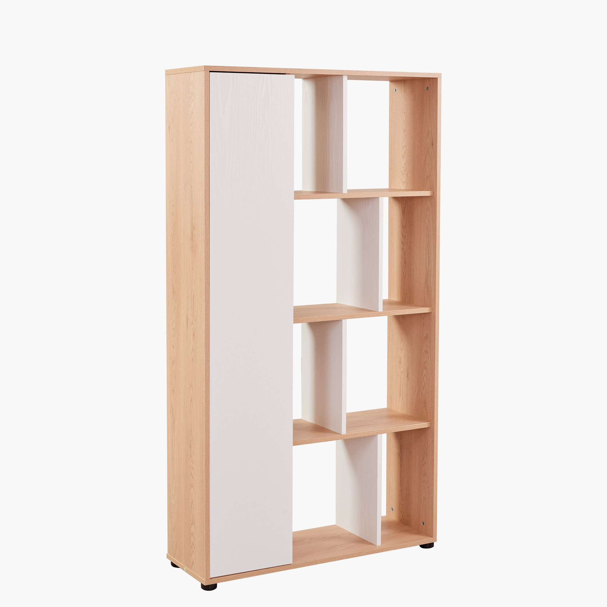 Modulix Bastian 4-Tier Bookcase with Door-hbxfurniture-office-bookcases-image-4