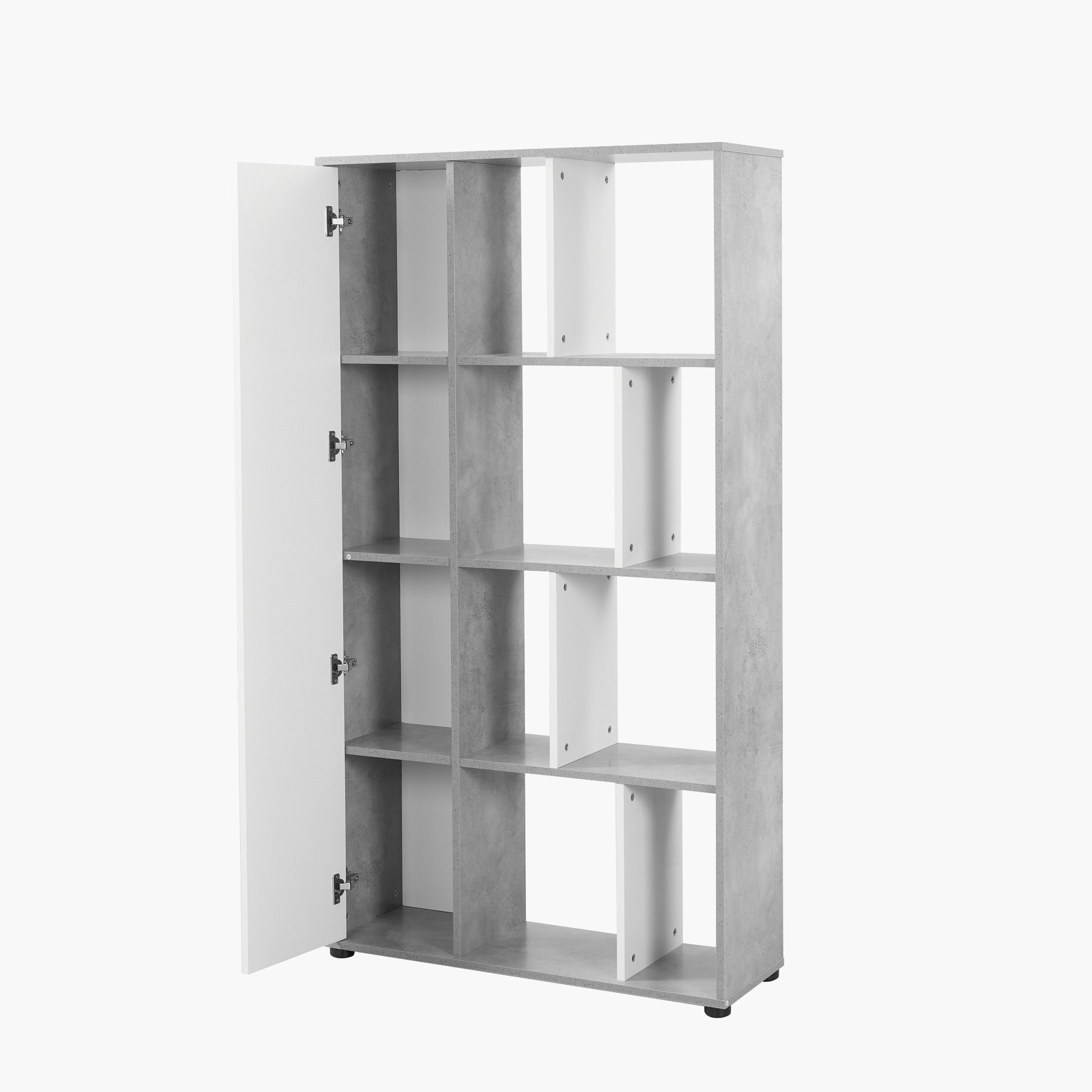 Modulix Bastian 4-Tier Bookcase with Door-hbxfurniture-office-bookcases-image-2