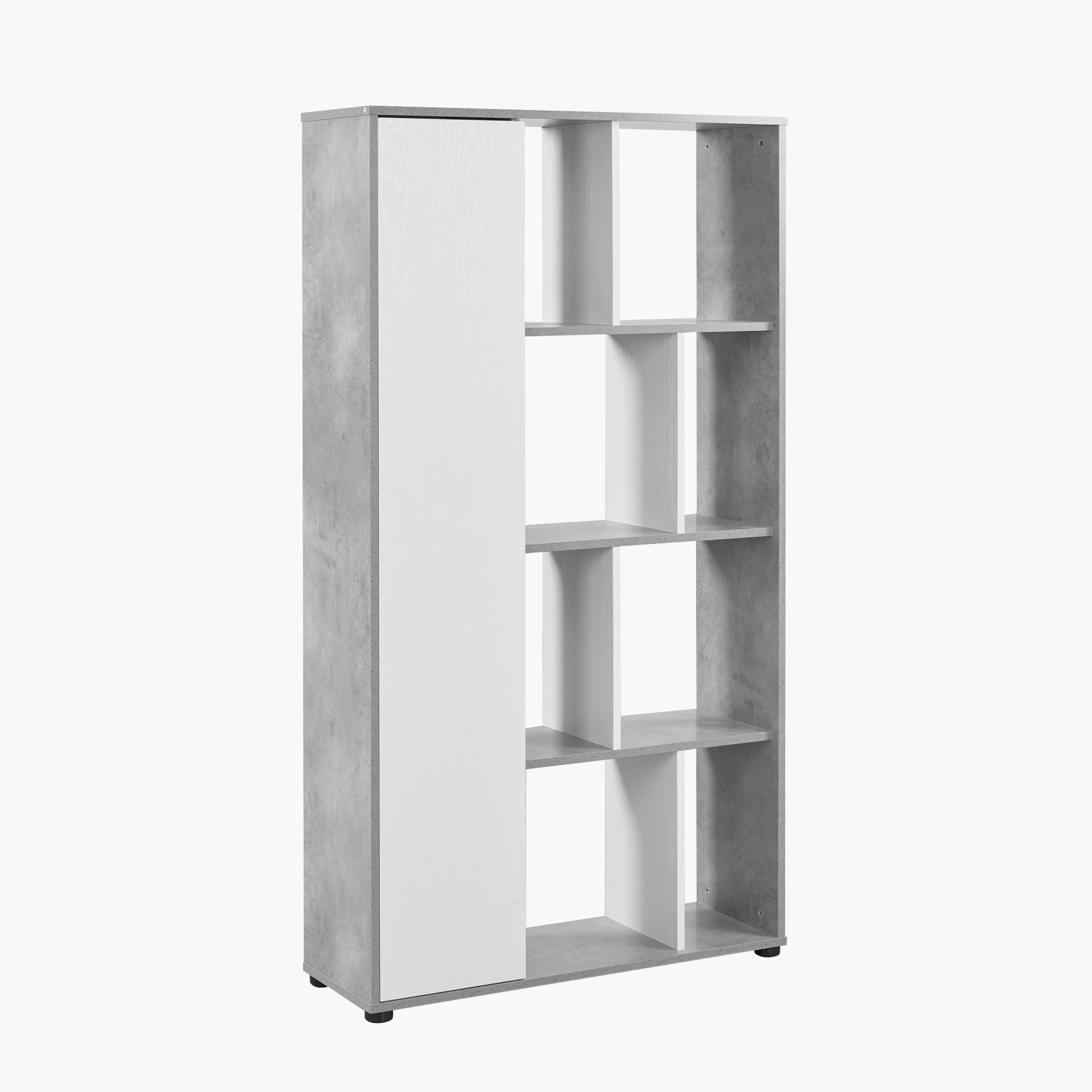 Modulix Bastian 4-Tier Bookcase with Door-hbxfurniture-office-bookcases-image-4