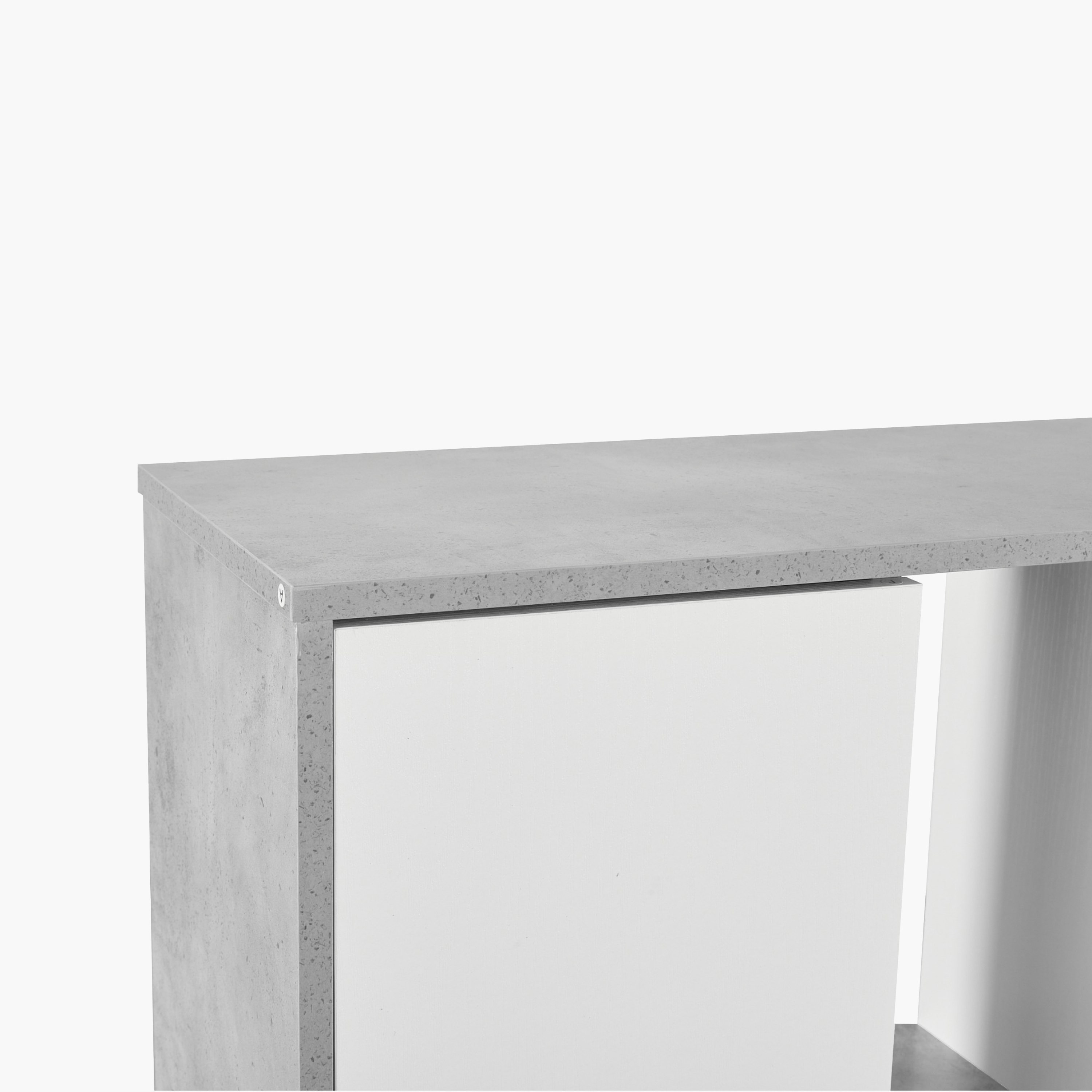 Modulix Bastian 4-Tier Bookcase with Door-hbxfurniture-office-bookcases-image-6