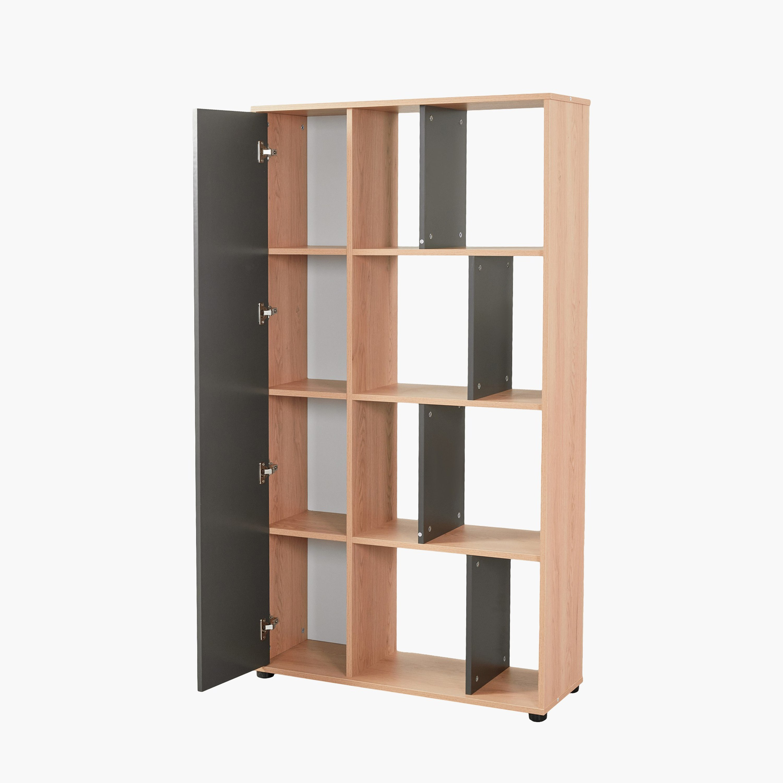 Modulix Bastian 4-Tier Bookcase with Door-hbxfurniture-office-bookcases-image-2