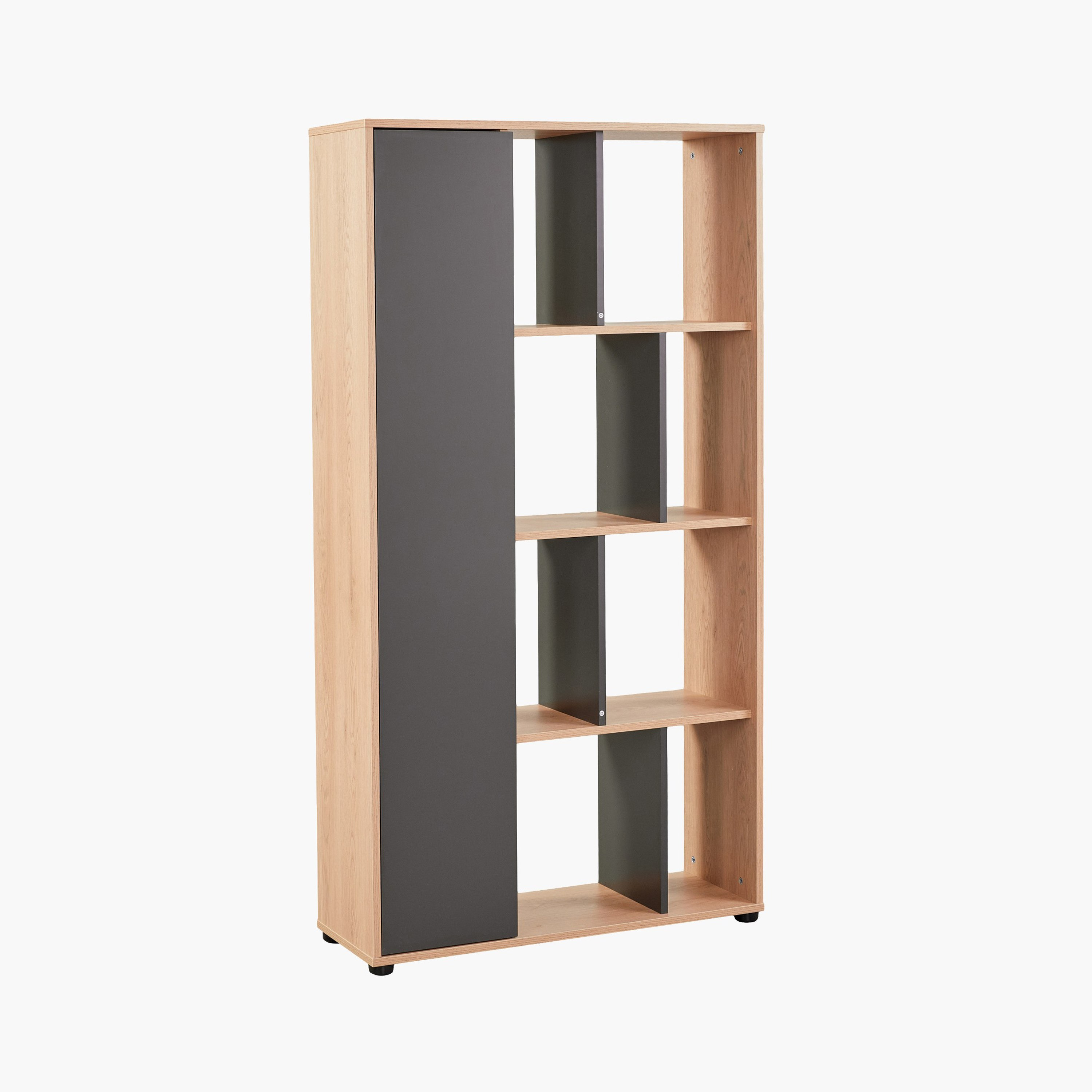 Modulix Bastian 4-Tier Bookcase with Door-hbxfurniture-office-bookcases-image-4