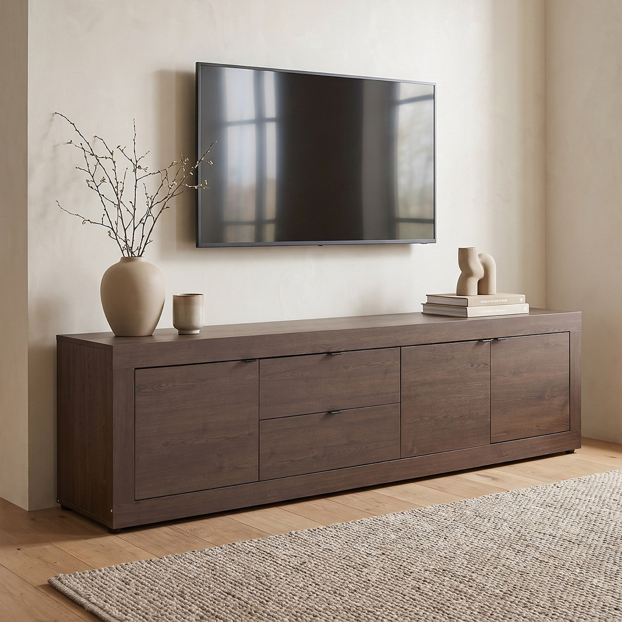 Box Storage Tv Unit Buy Riccardo 2.4 Meter TV Unit for TVs up to 88 inches Online in KSA ...