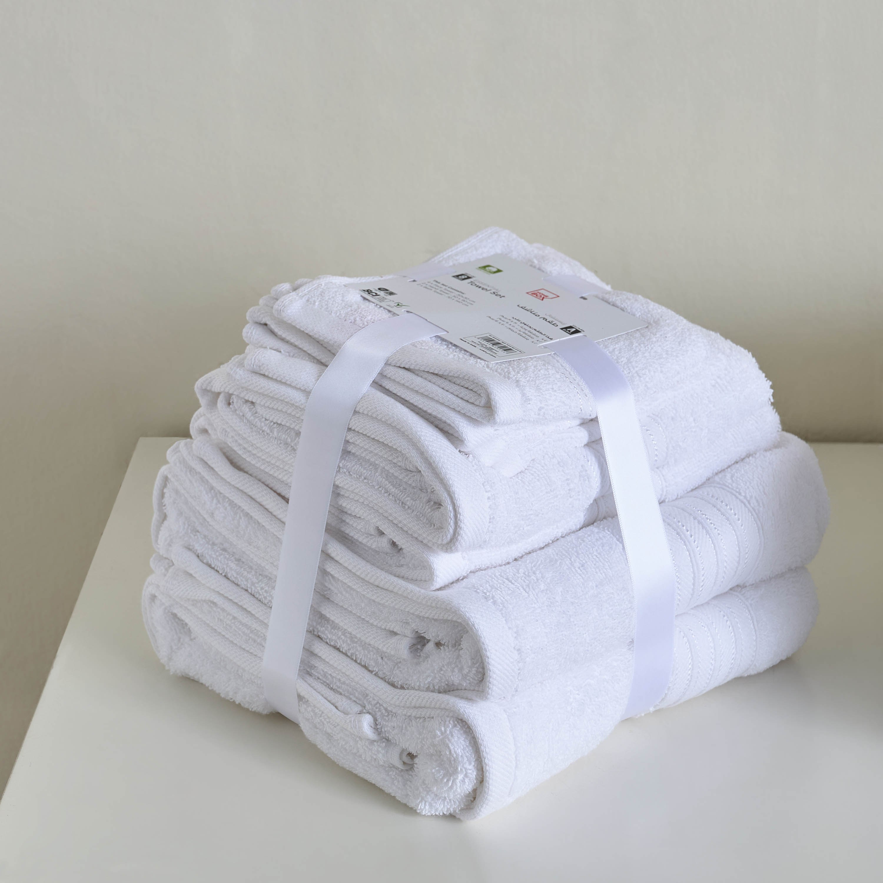 طقم مناشف حمام 8 قطع من إسنشيال-hbxbathroom-bathroomtextiles-image-5