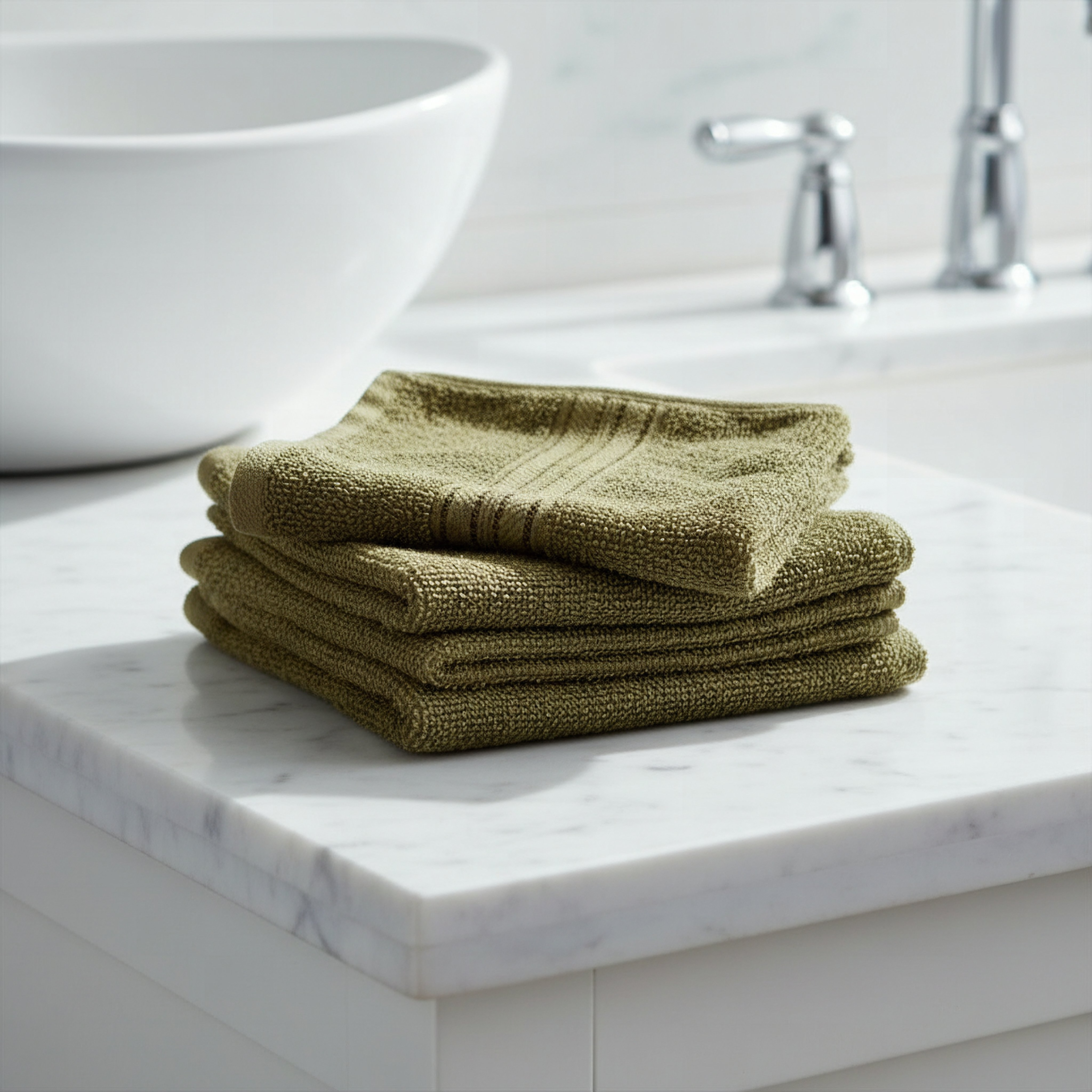 Essential Carded 4-Piece Face Towel Set - 30x30 cm-hbxbathroom-bathroomtextiles-image-1