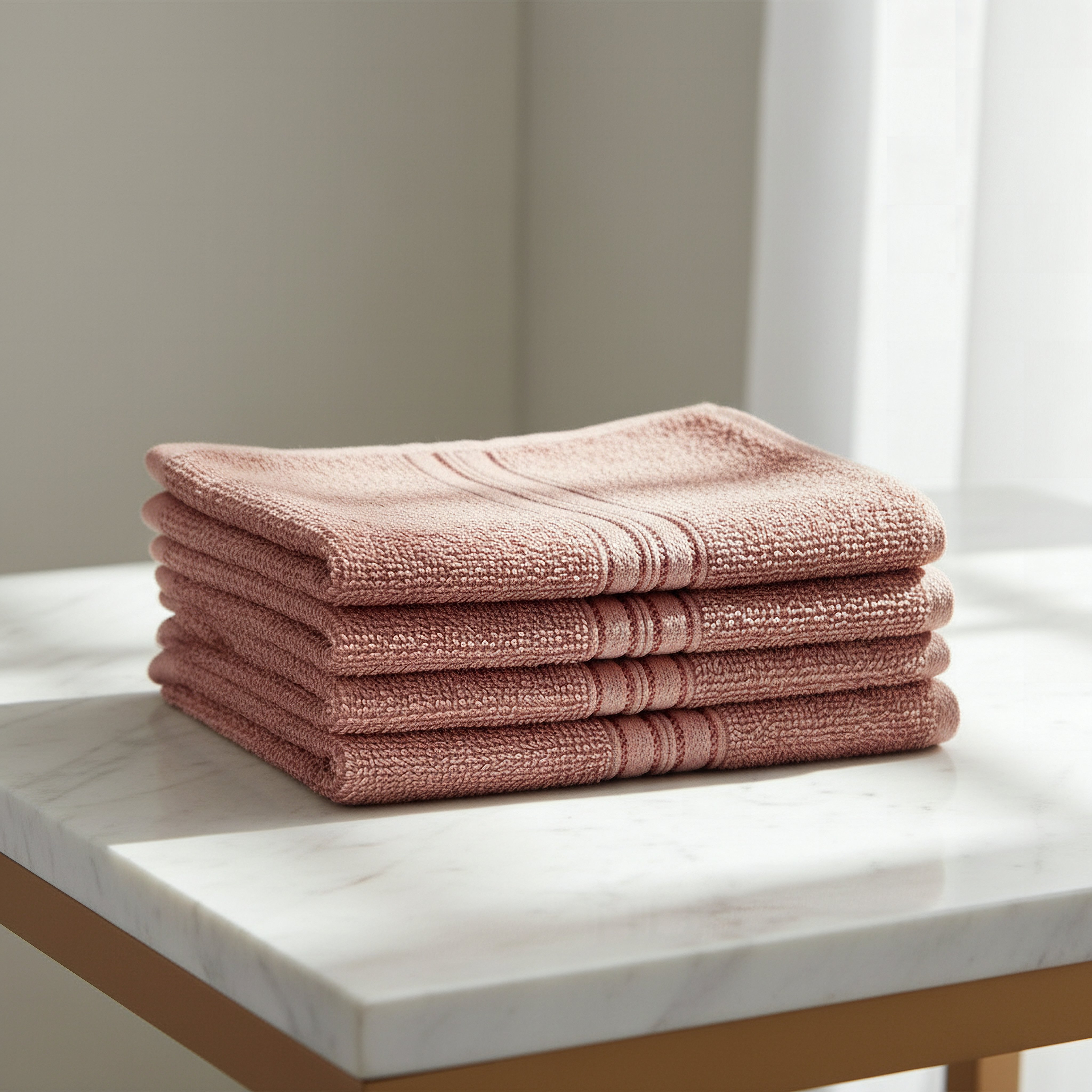 Essential Carded 4-Piece Face Towel Set - 30x30 cm-hbxbathroom-bathroomtextiles-image-1