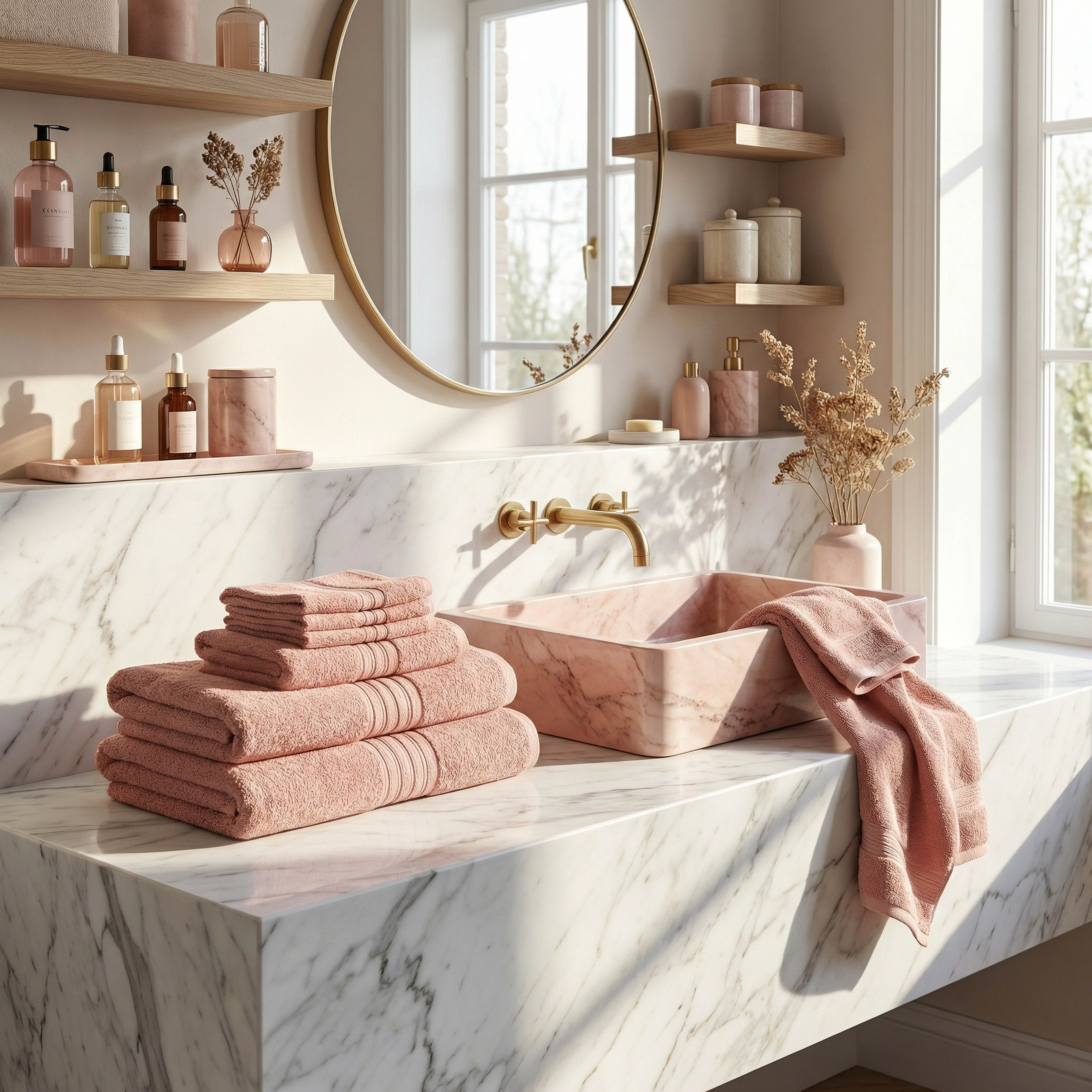 Essential Carded 4-Piece Face Towel Set - 30x30 cm-hbxbathroom-bathroomtextiles-image-5
