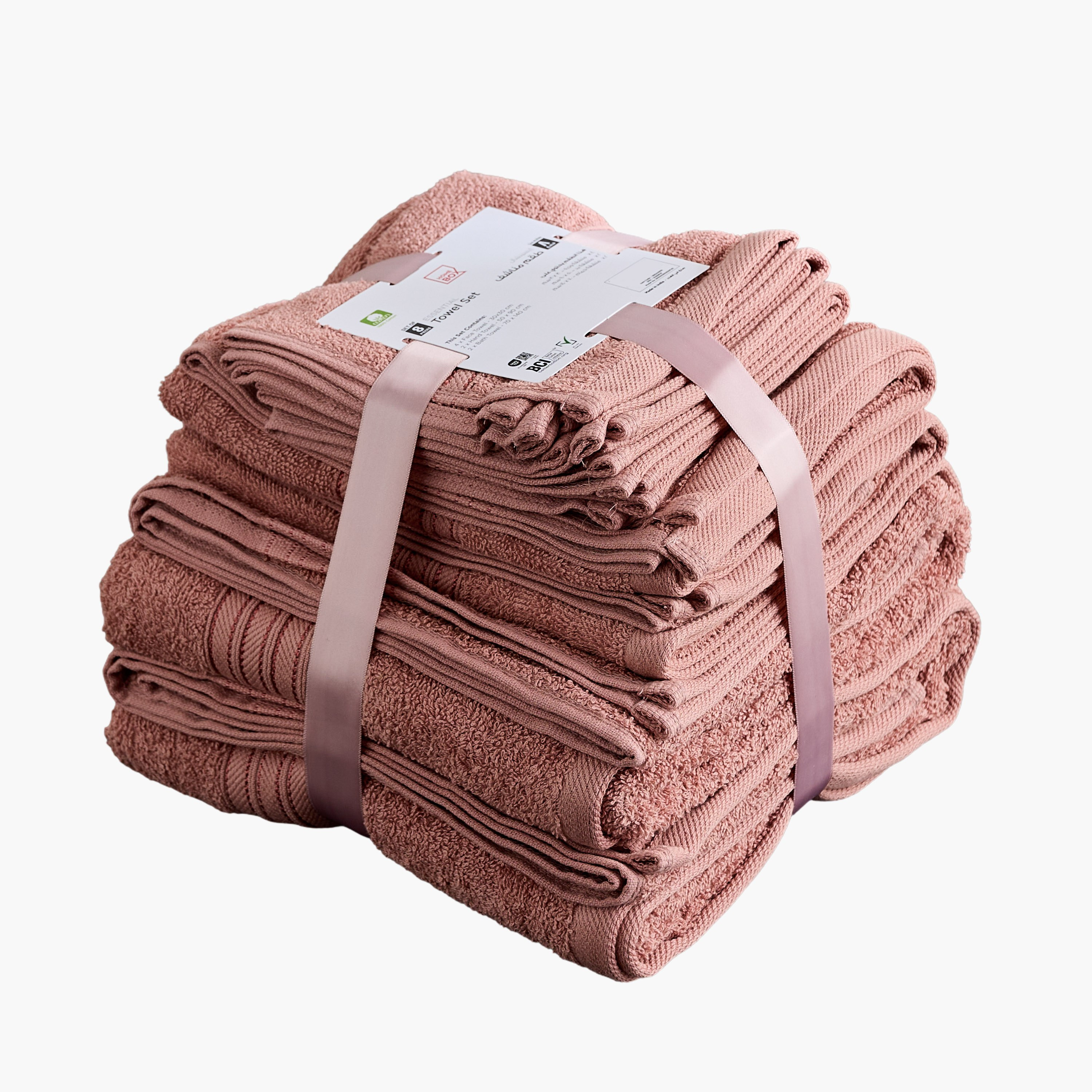 طقم مناشف حمام 8 قطع من إسنشيال-hbxbathroom-bathroomtextiles-image-5