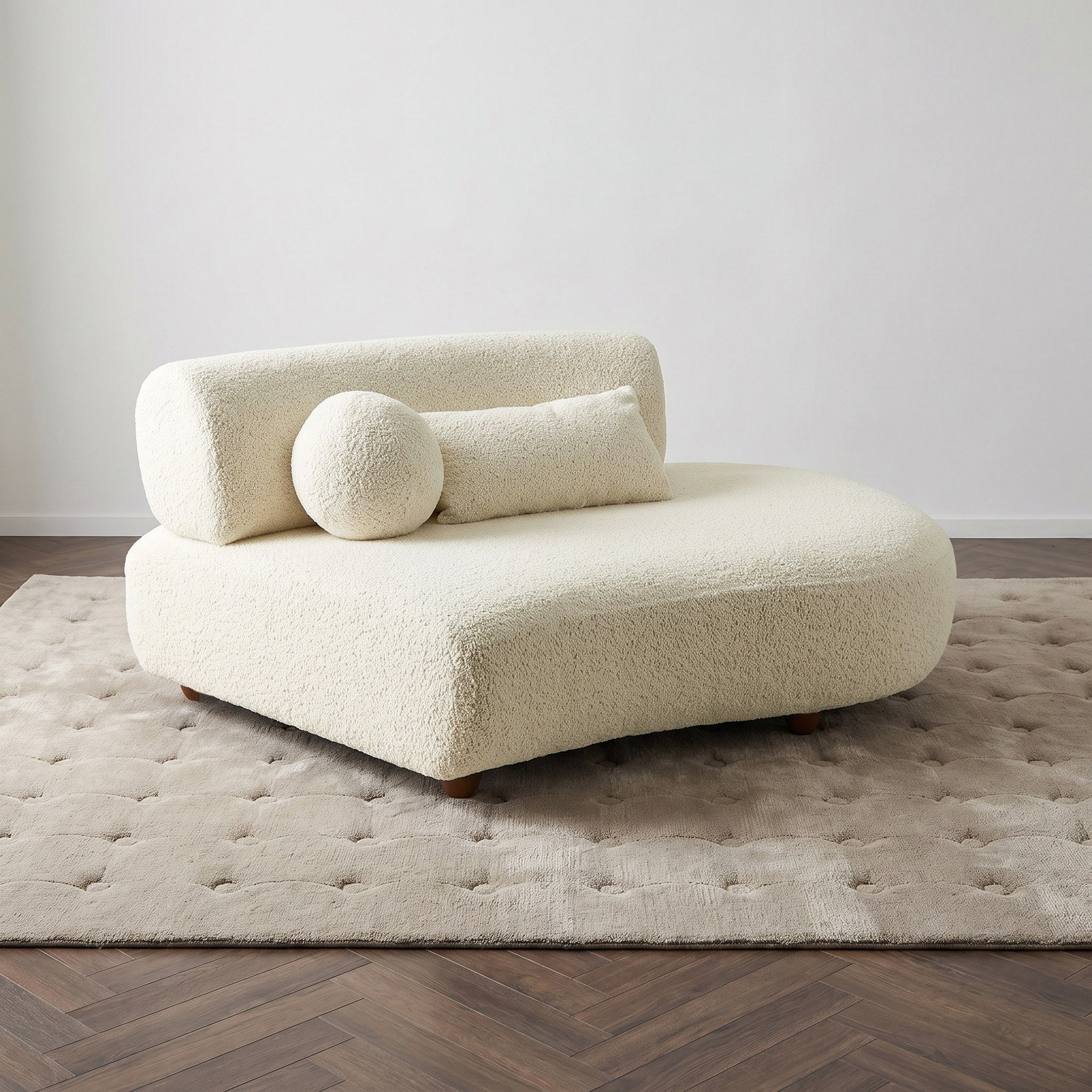 Ortona 2-Seater Right Arm Chaise with Rectangle and Round Pillow-hbxlivingroom-sofasandarmchairs-modularsofas-image-1