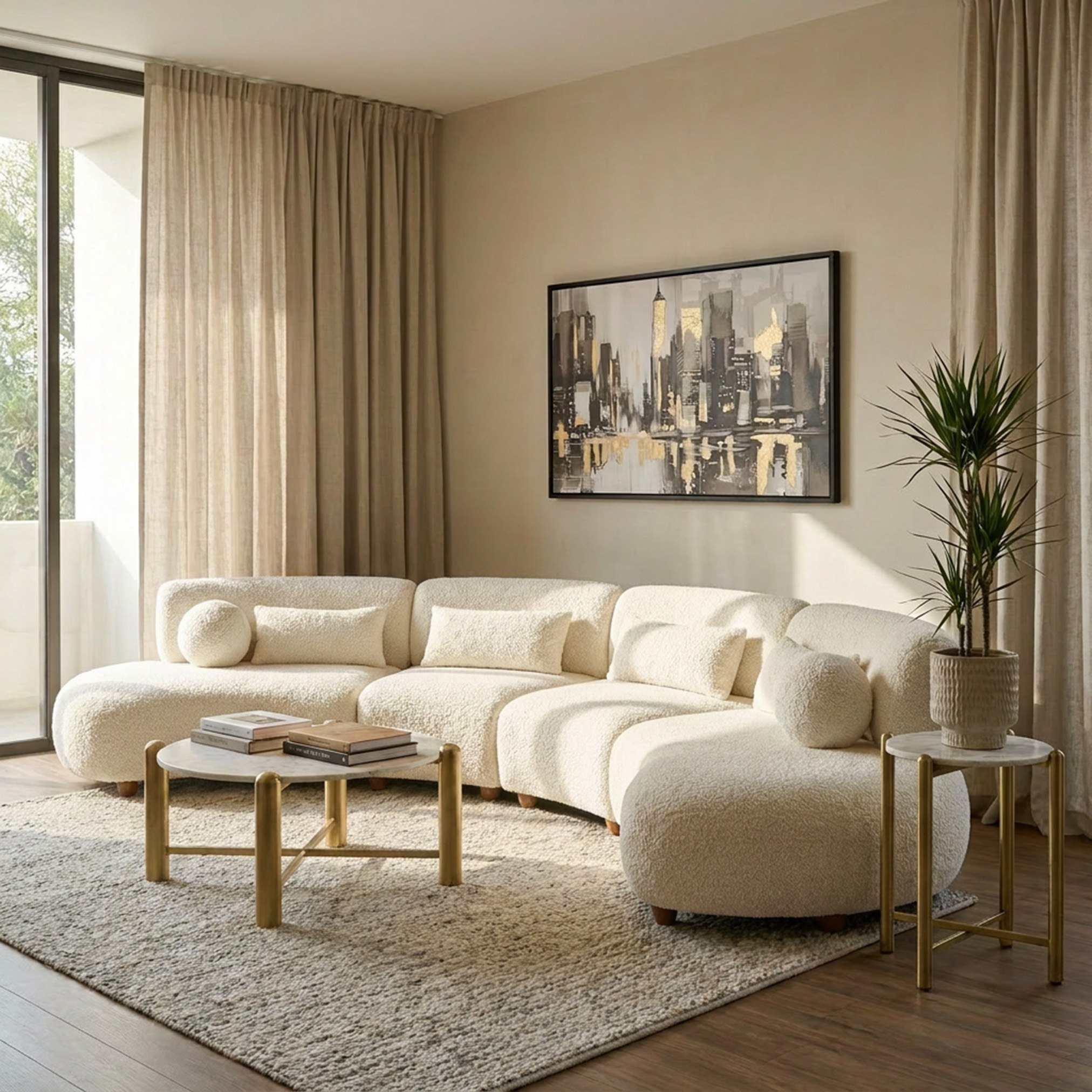 Ortona 2-Seater Left Arm Chaise with Rectangle and Round Pillow-hbxlivingroom-sofasandarmchairs-modularsofas-image-10