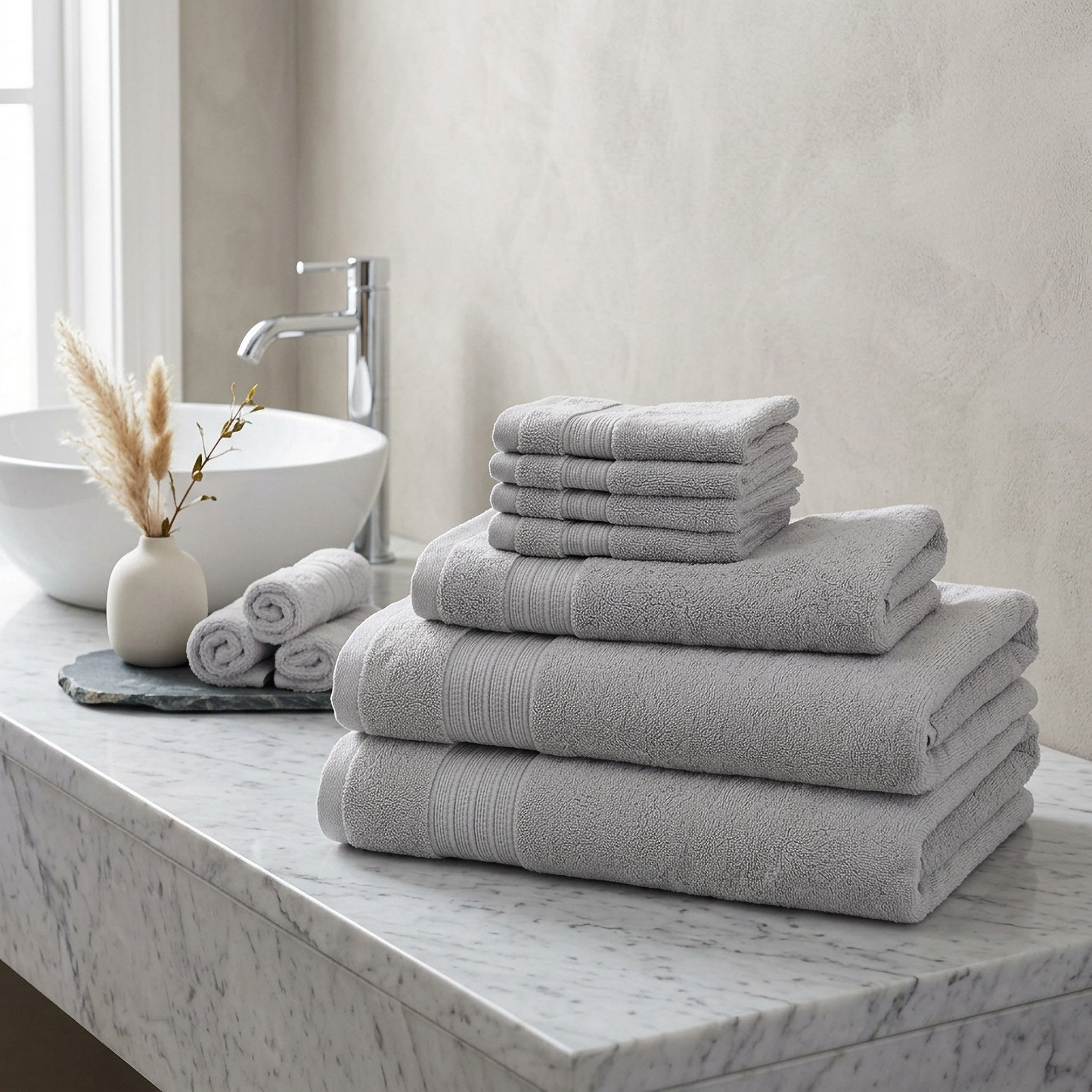 Air Rich 4-Piece Fade Resistant Face Towel Set - 30x30 cm-hbxbathroom-bathroomtextiles-image-4