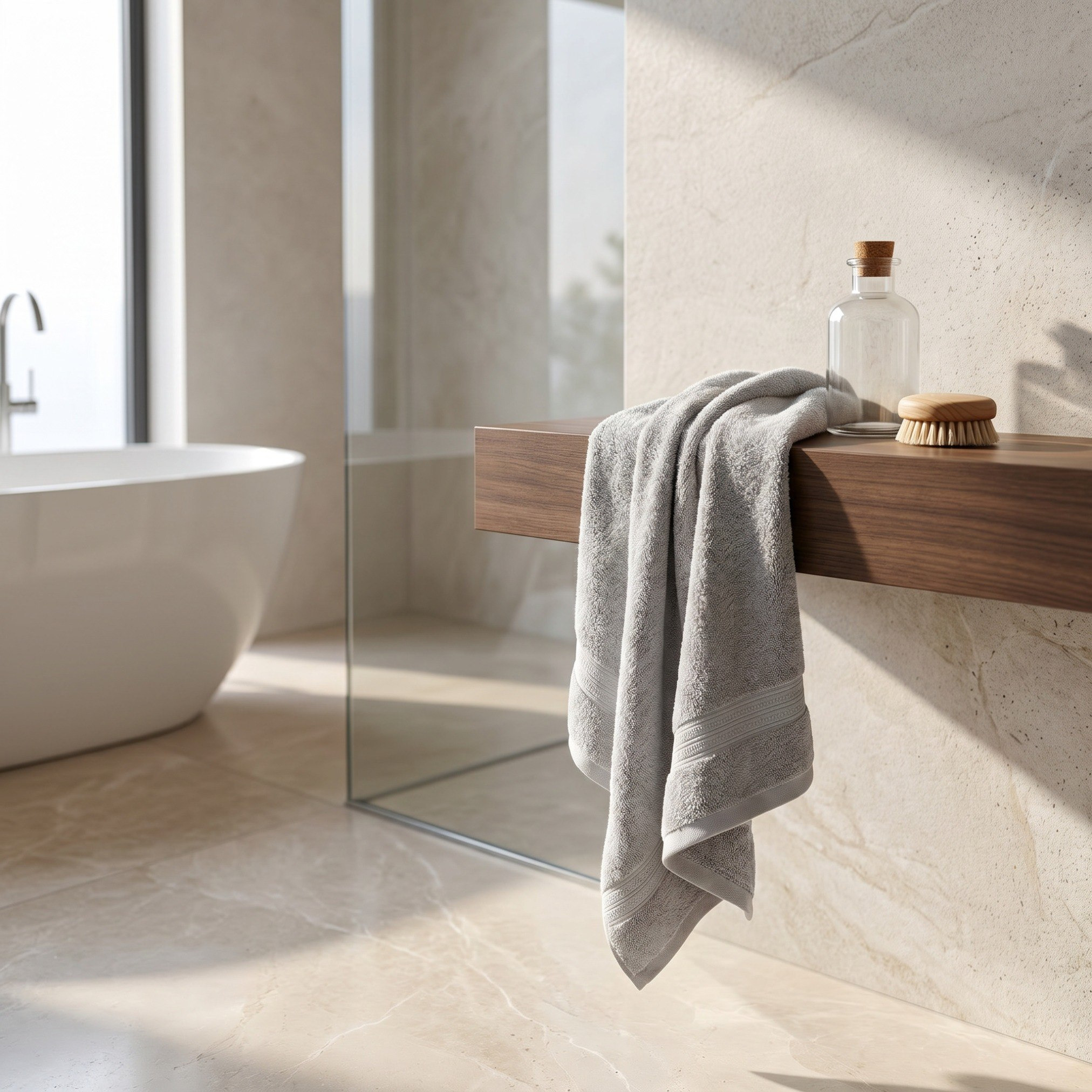 Air Rich Fade Resistant Hand Towel - 50x90 cm-hbxbathroom-bathroomtextiles-image-4
